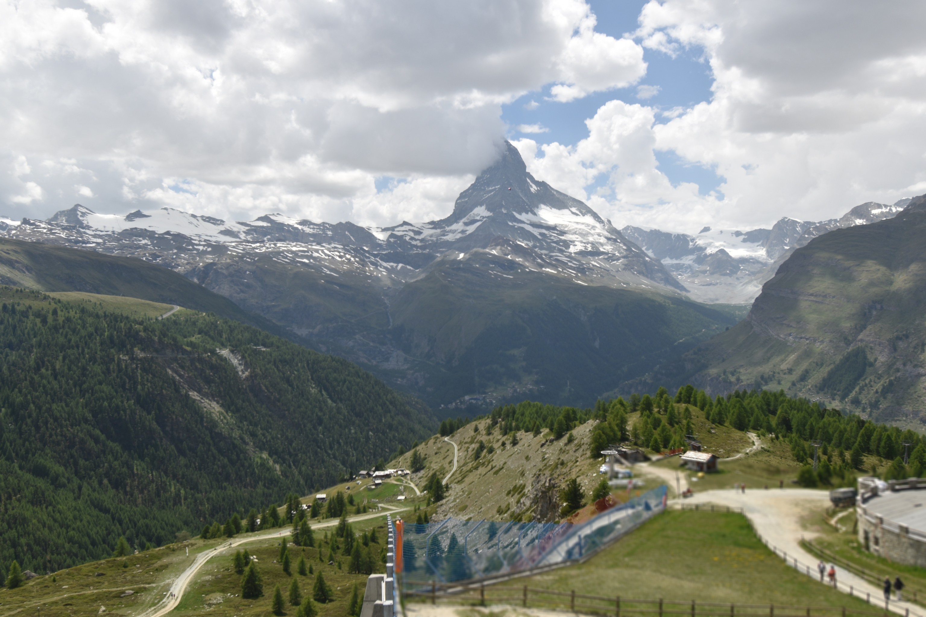 Archiv Foto Webcam Zermatt - Sunnega