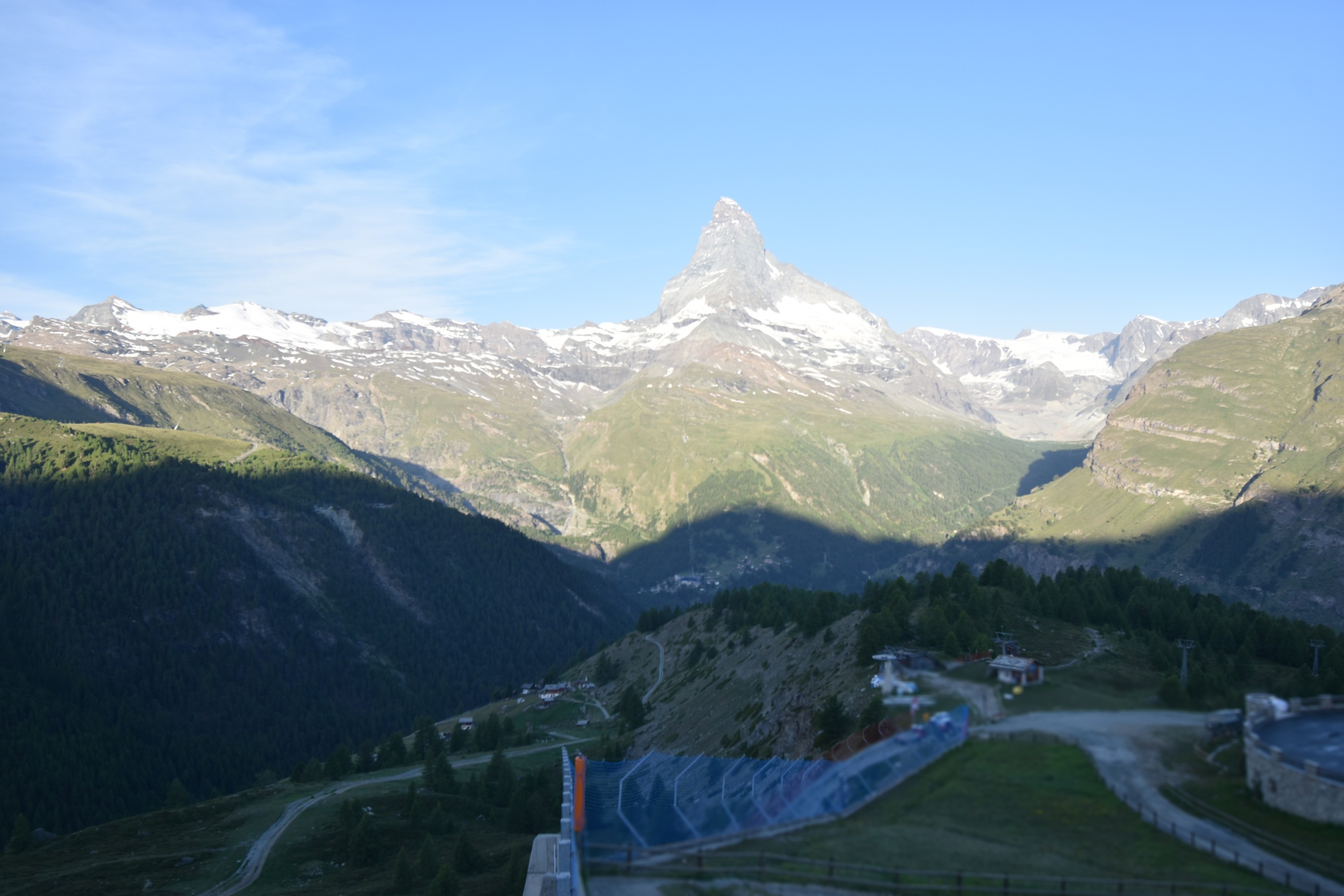Archiv Foto Webcam Zermatt - Sunnega