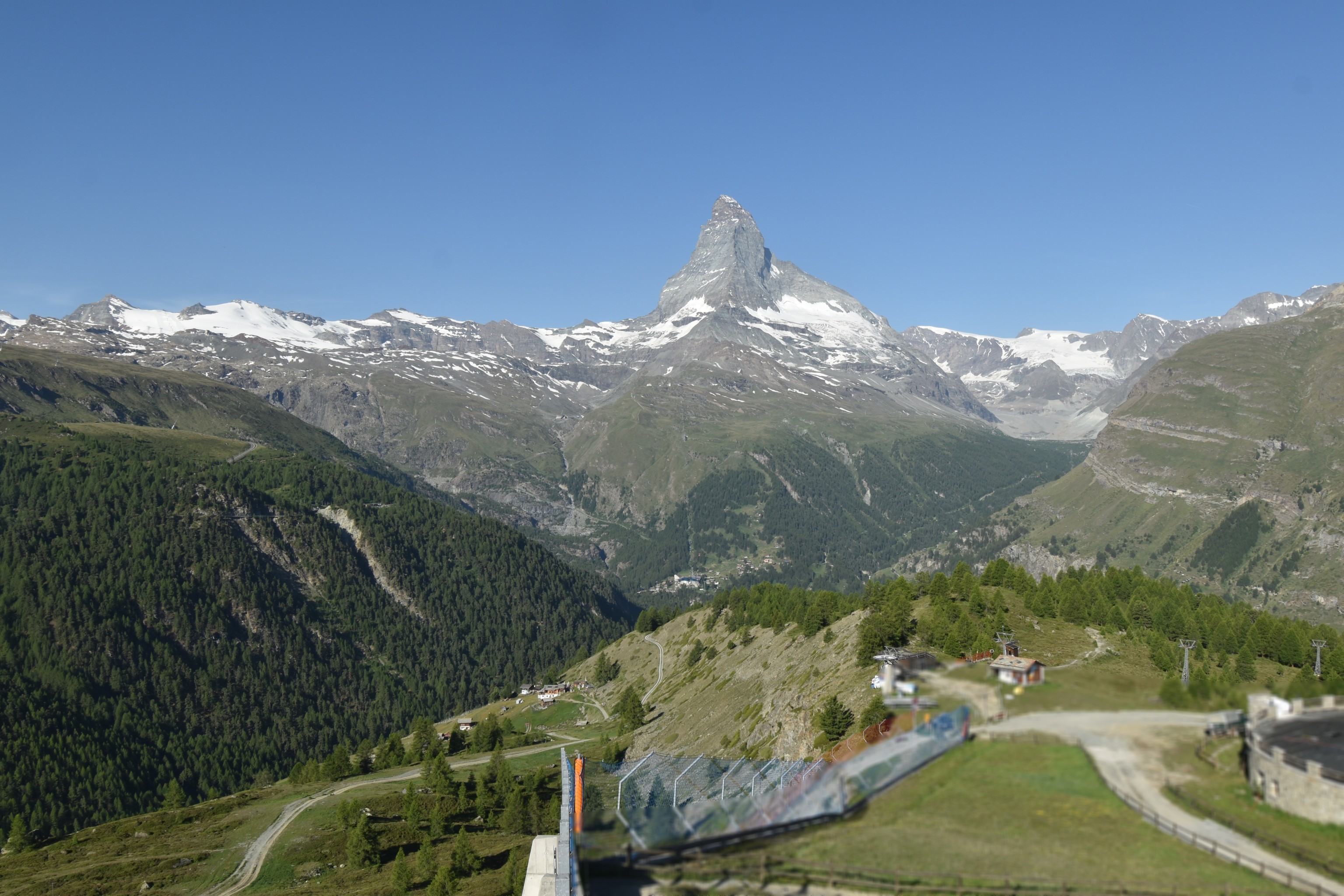 Archiv Foto Webcam Zermatt - Sunnega