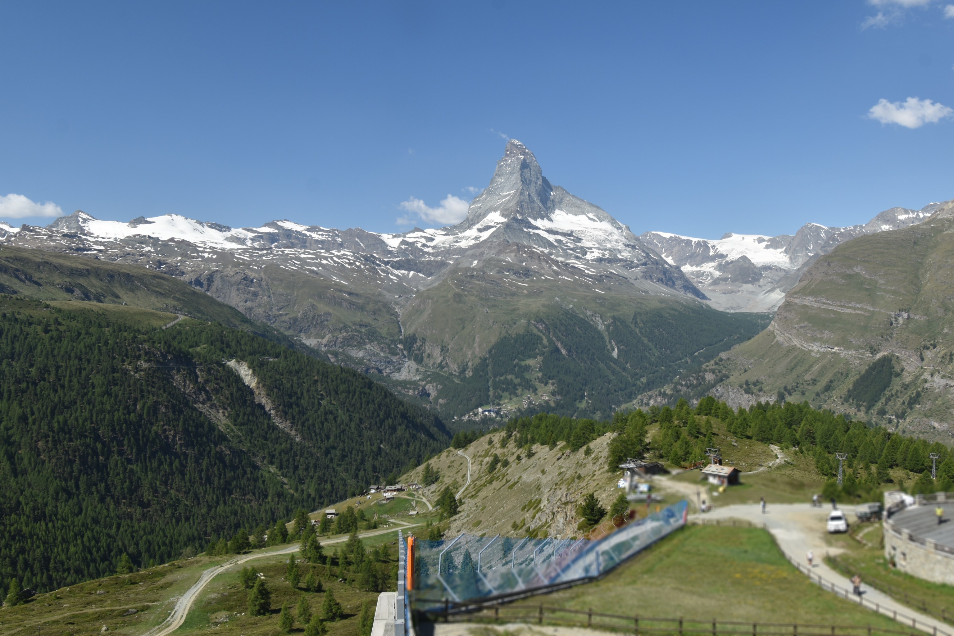 Archiv Foto Webcam Zermatt - Sunnega