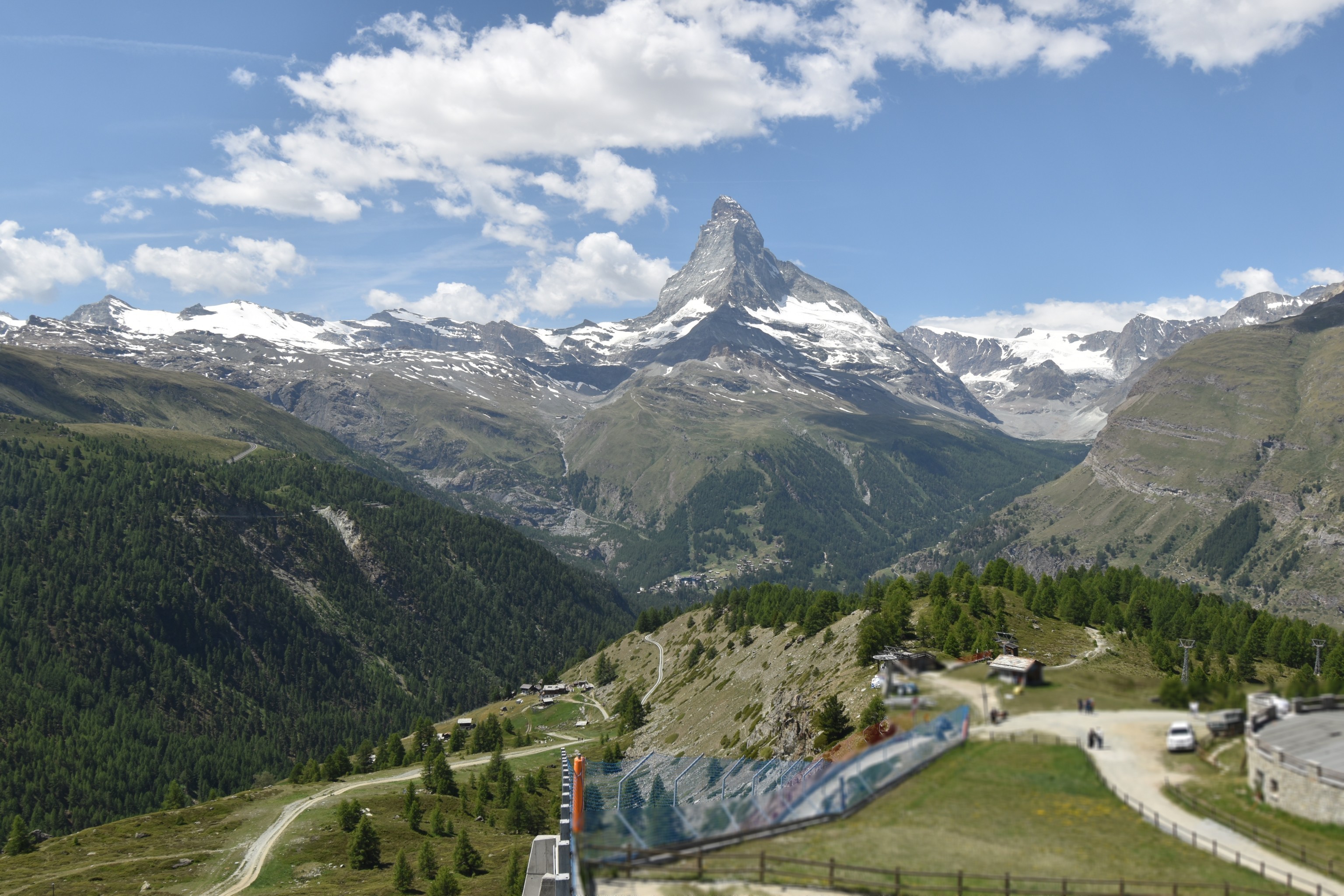 Archiv Foto Webcam Zermatt - Sunnega