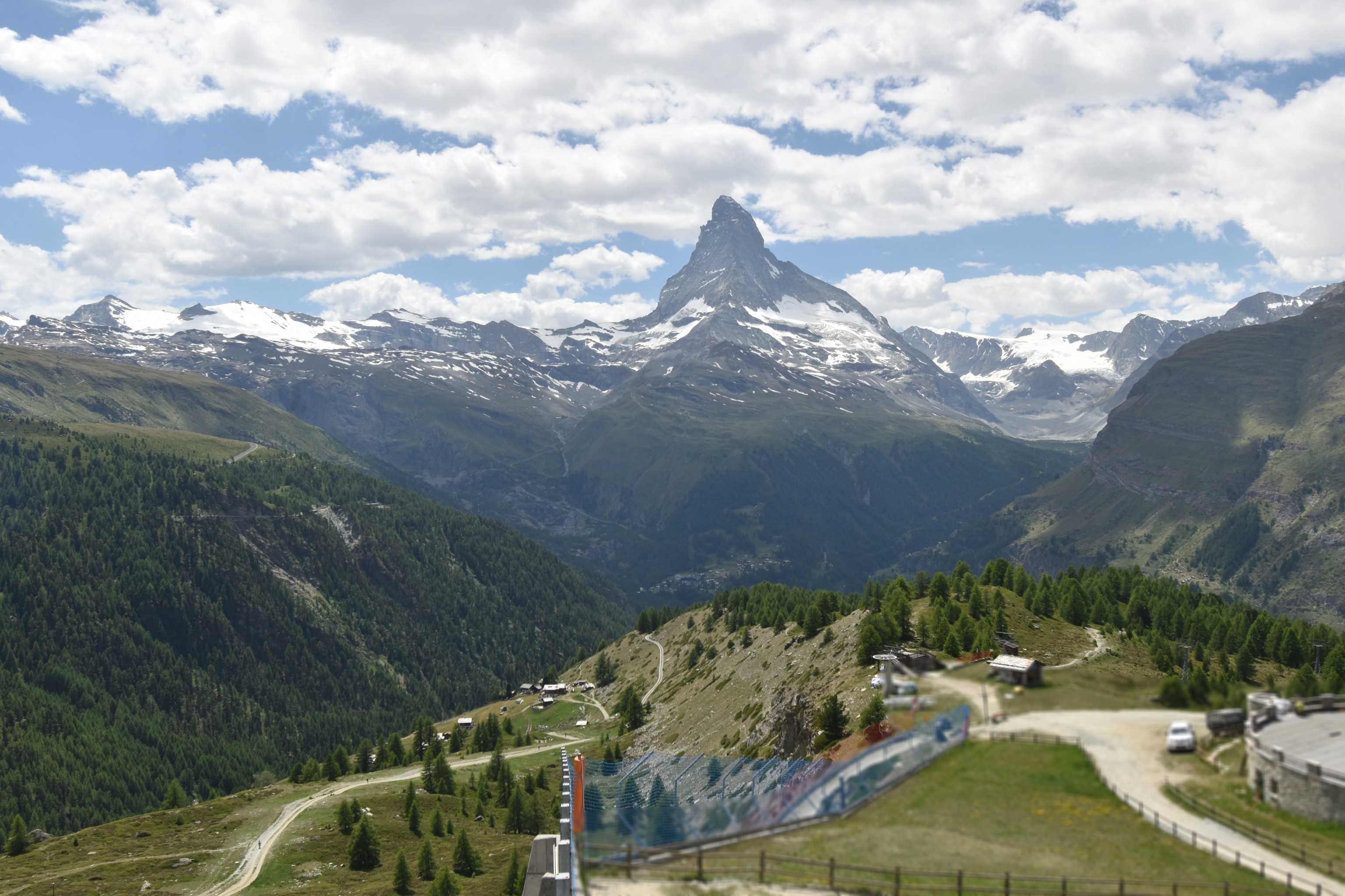 Archiv Foto Webcam Zermatt - Sunnega