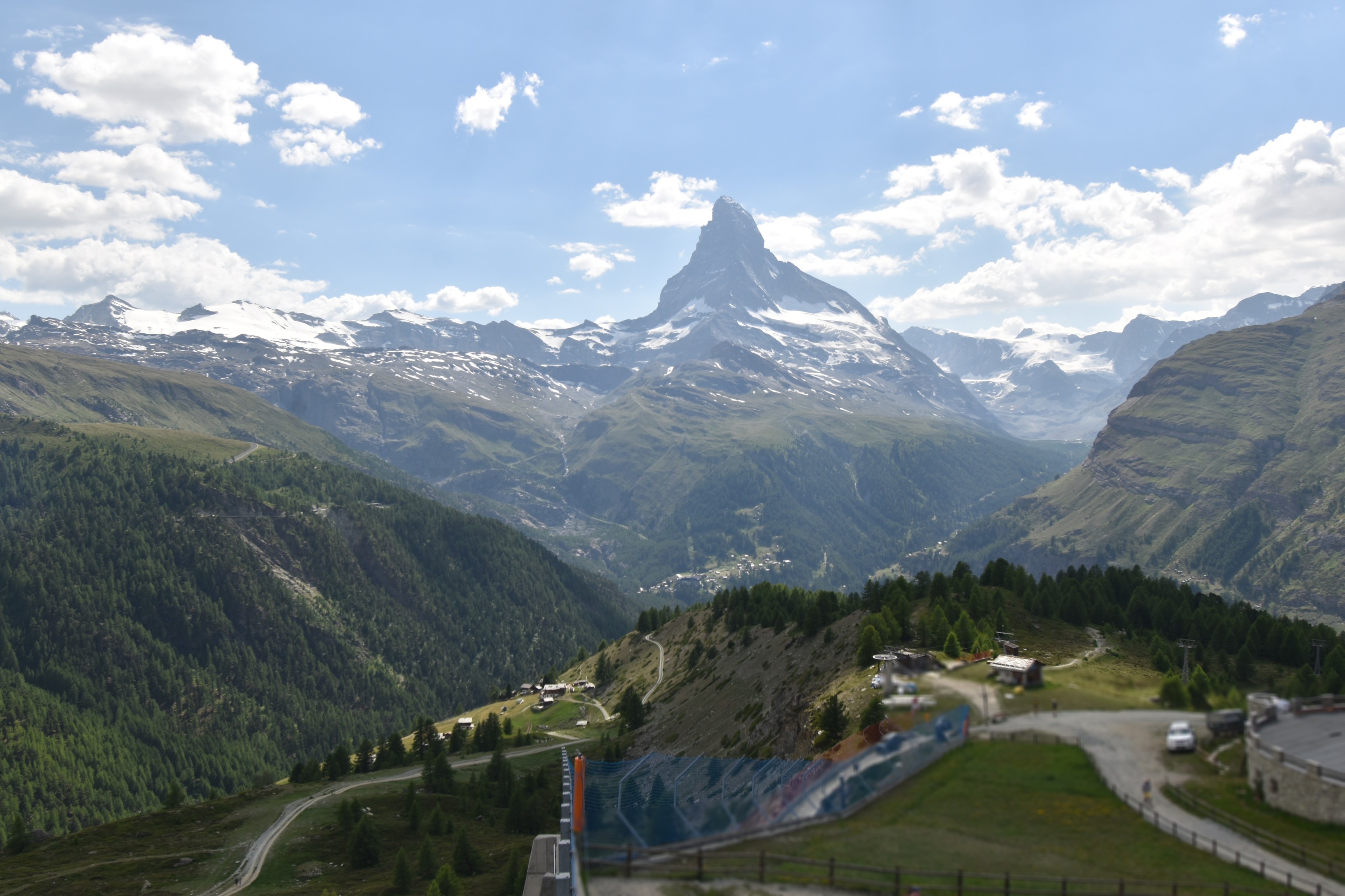 Archiv Foto Webcam Zermatt - Sunnega