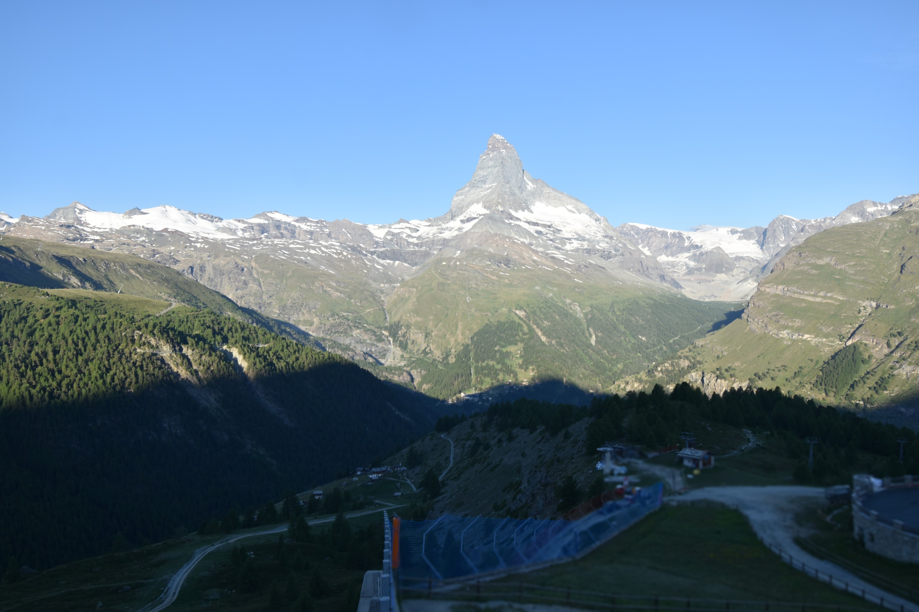 Archiv Foto Webcam Zermatt - Sunnega