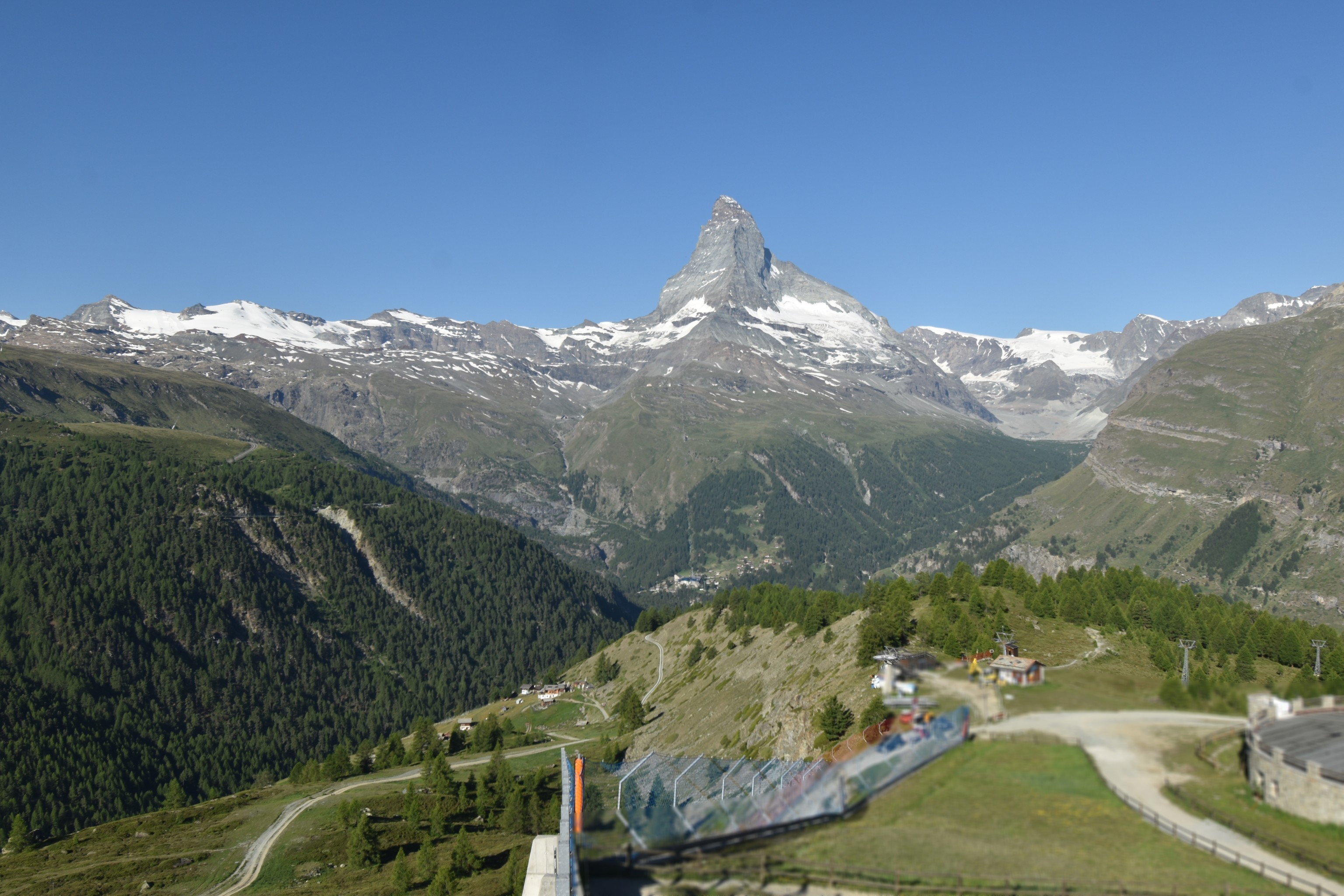 Archiv Foto Webcam Zermatt - Sunnega