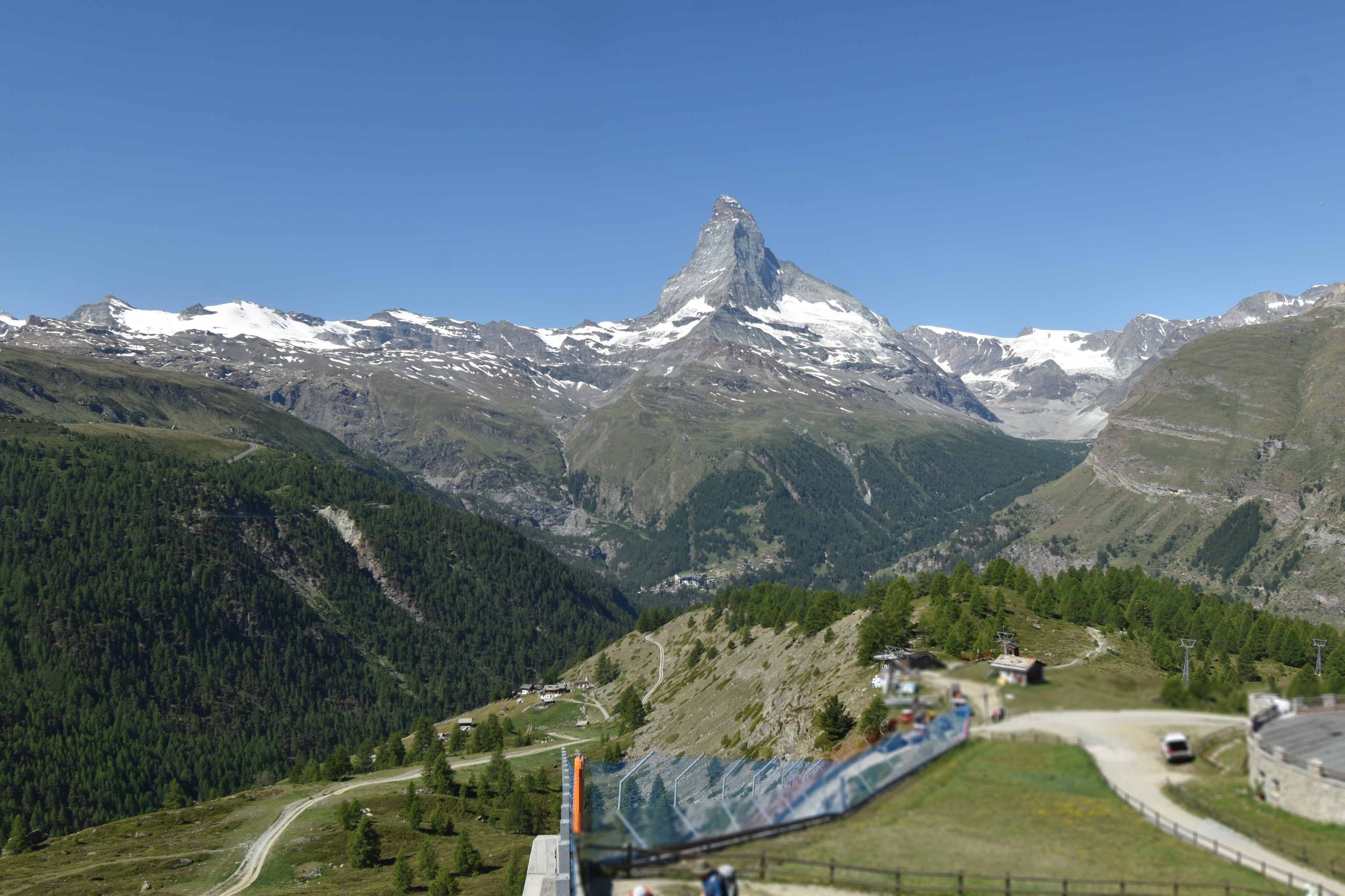 Archiv Foto Webcam Zermatt - Sunnega