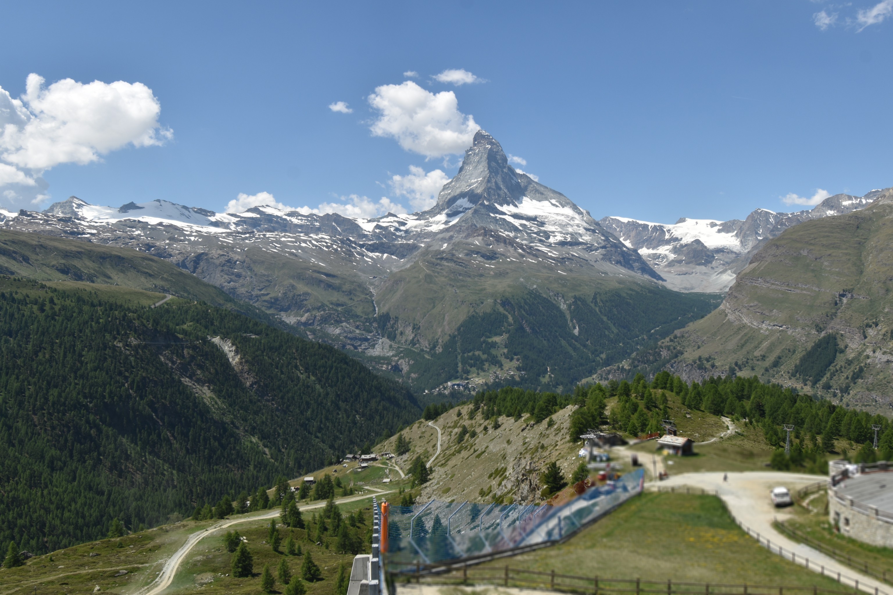 Archiv Foto Webcam Zermatt - Sunnega