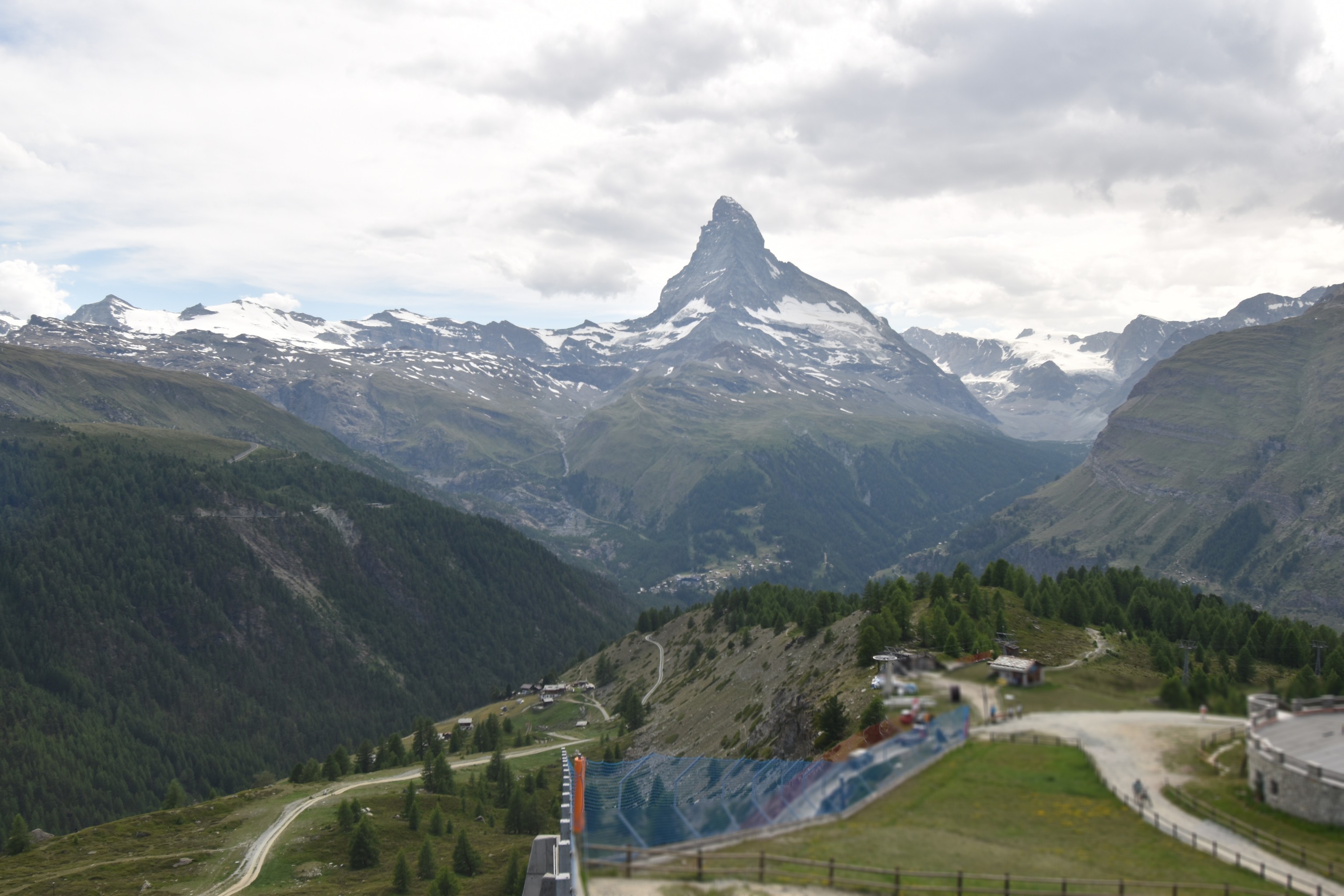 Archiv Foto Webcam Zermatt - Sunnega