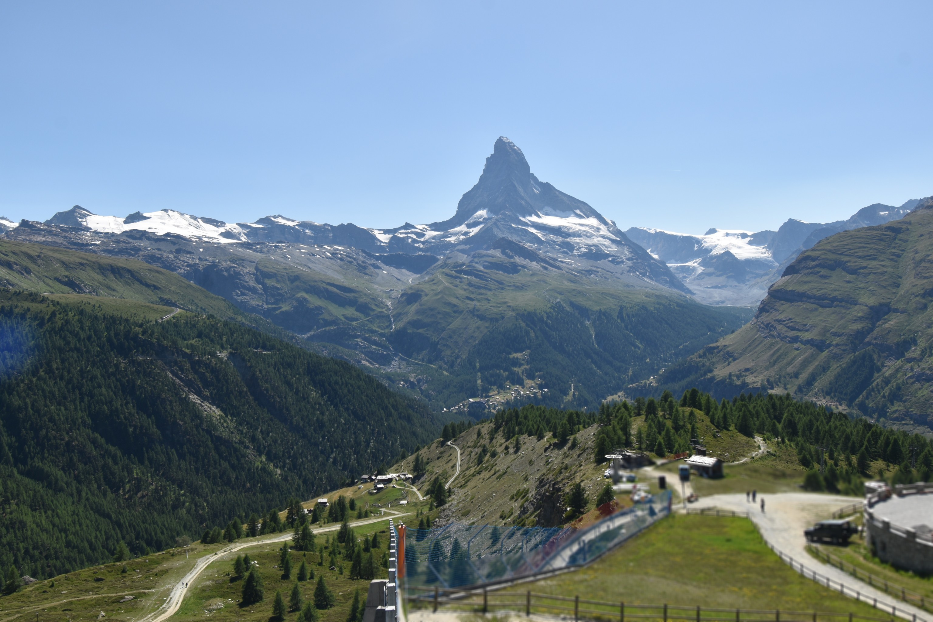 Archiv Foto Webcam Zermatt - Sunnega