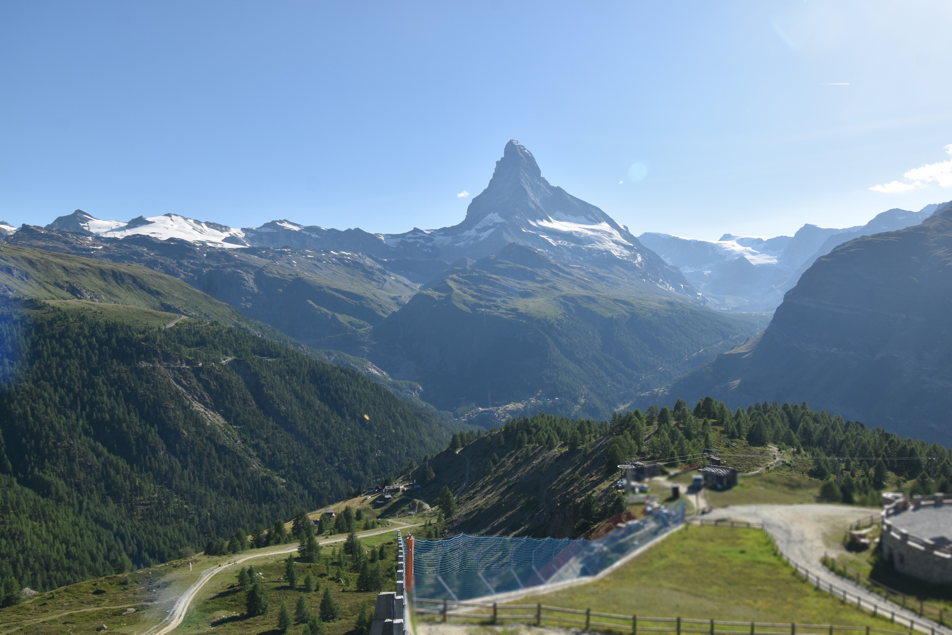 Archiv Foto Webcam Zermatt - Sunnega