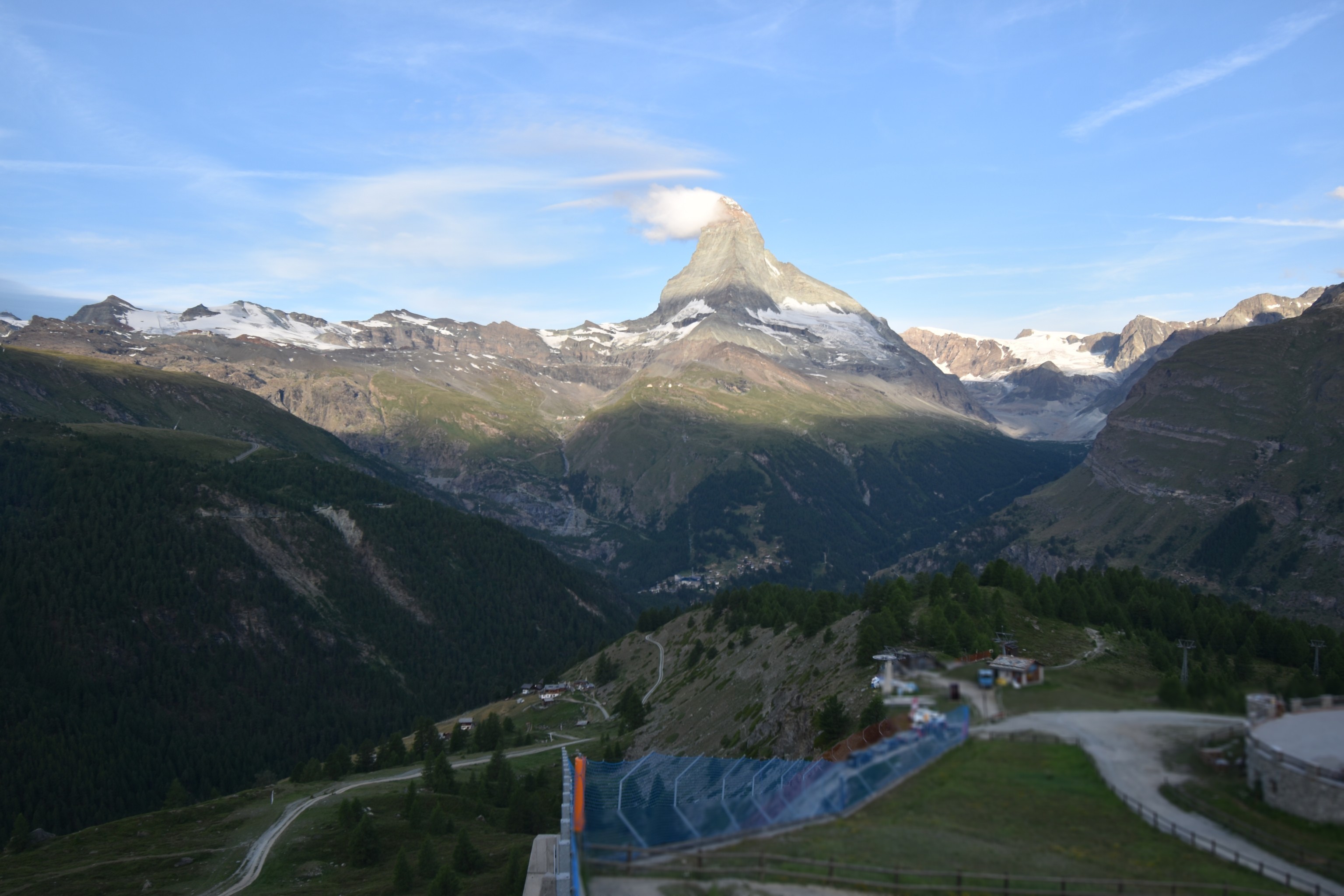 Archiv Foto Webcam Zermatt - Sunnega