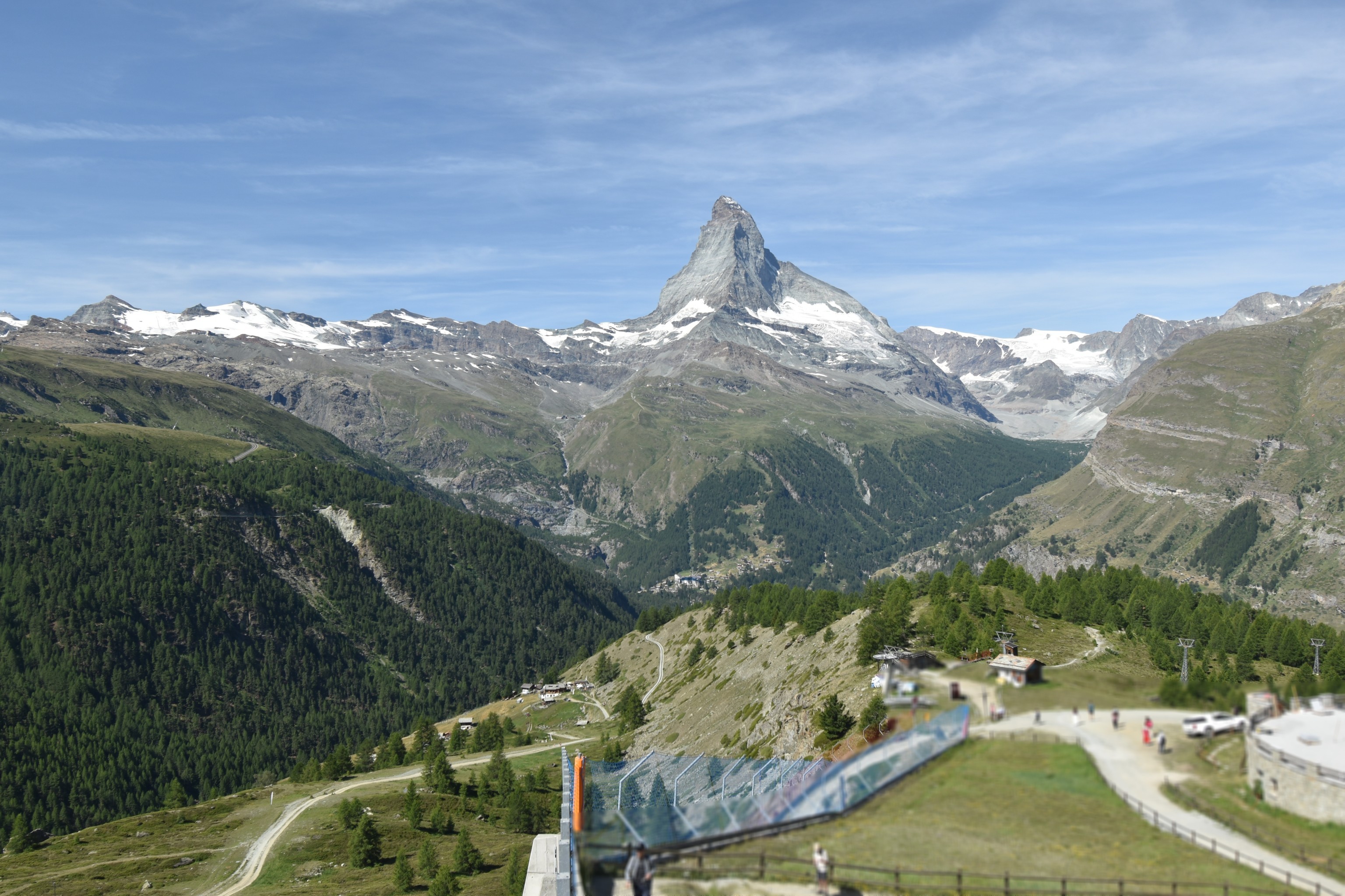 Archiv Foto Webcam Zermatt - Sunnega