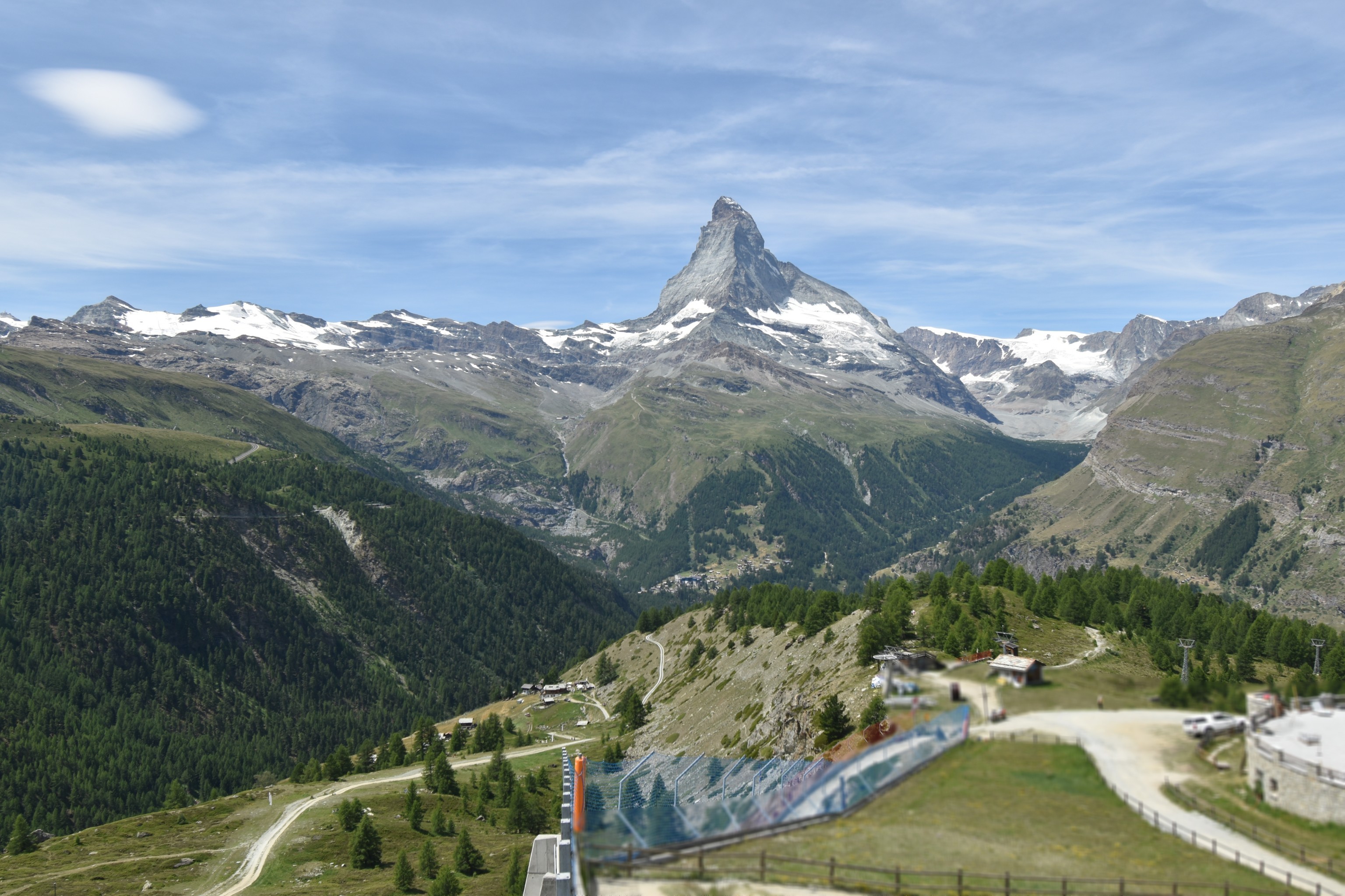 Archiv Foto Webcam Zermatt - Sunnega