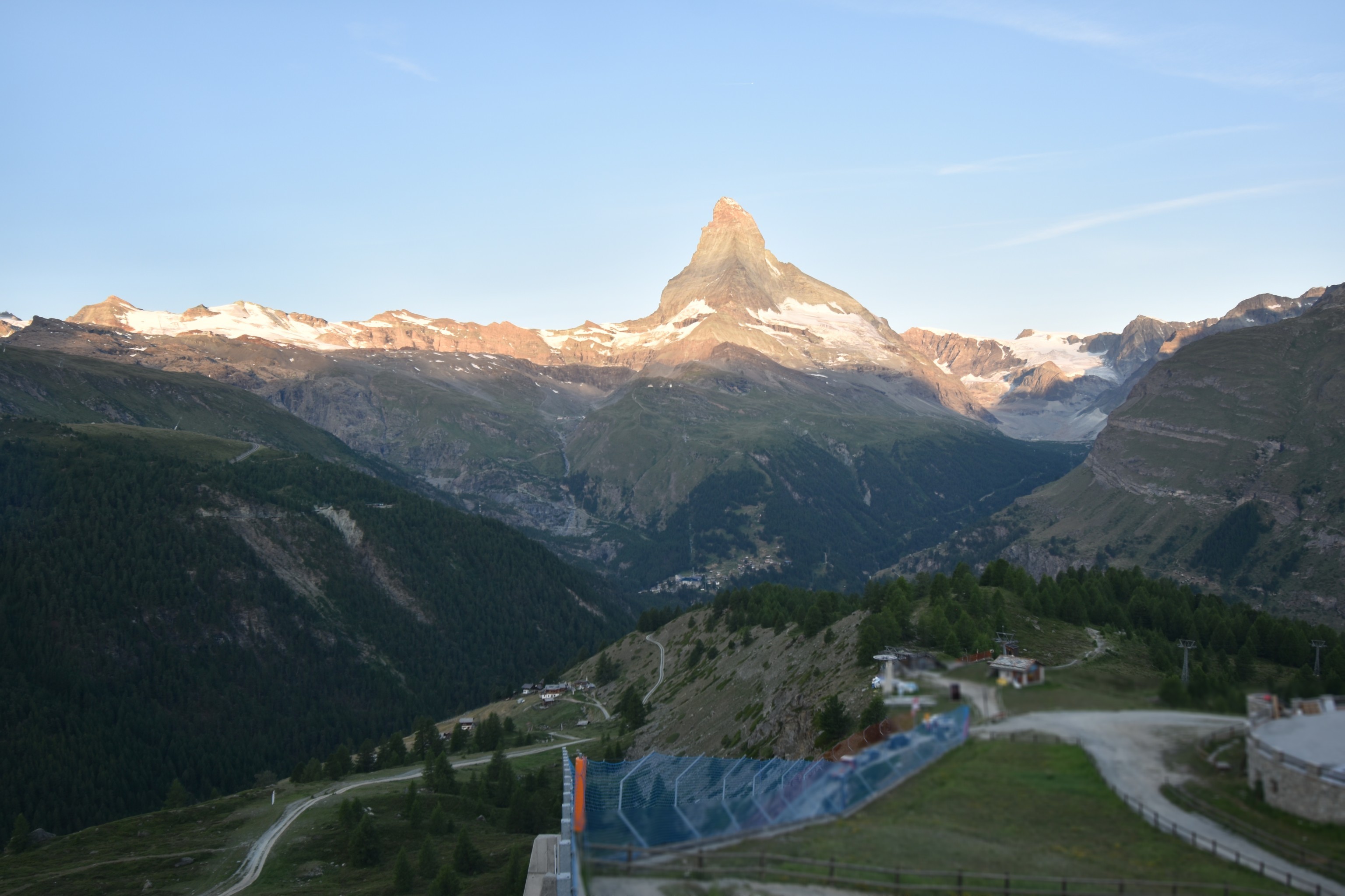 Archiv Foto Webcam Zermatt - Sunnega