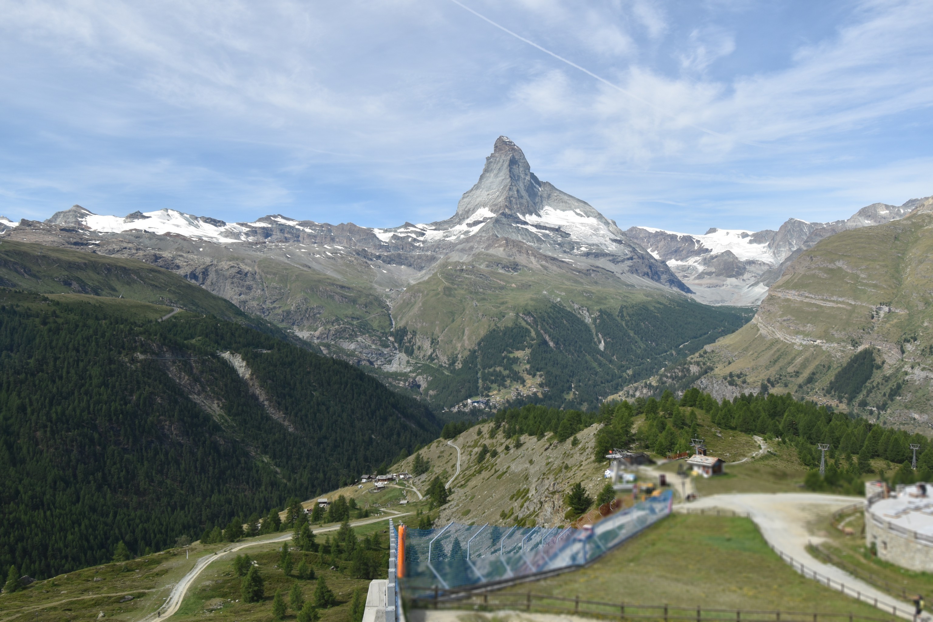 Archiv Foto Webcam Zermatt - Sunnega