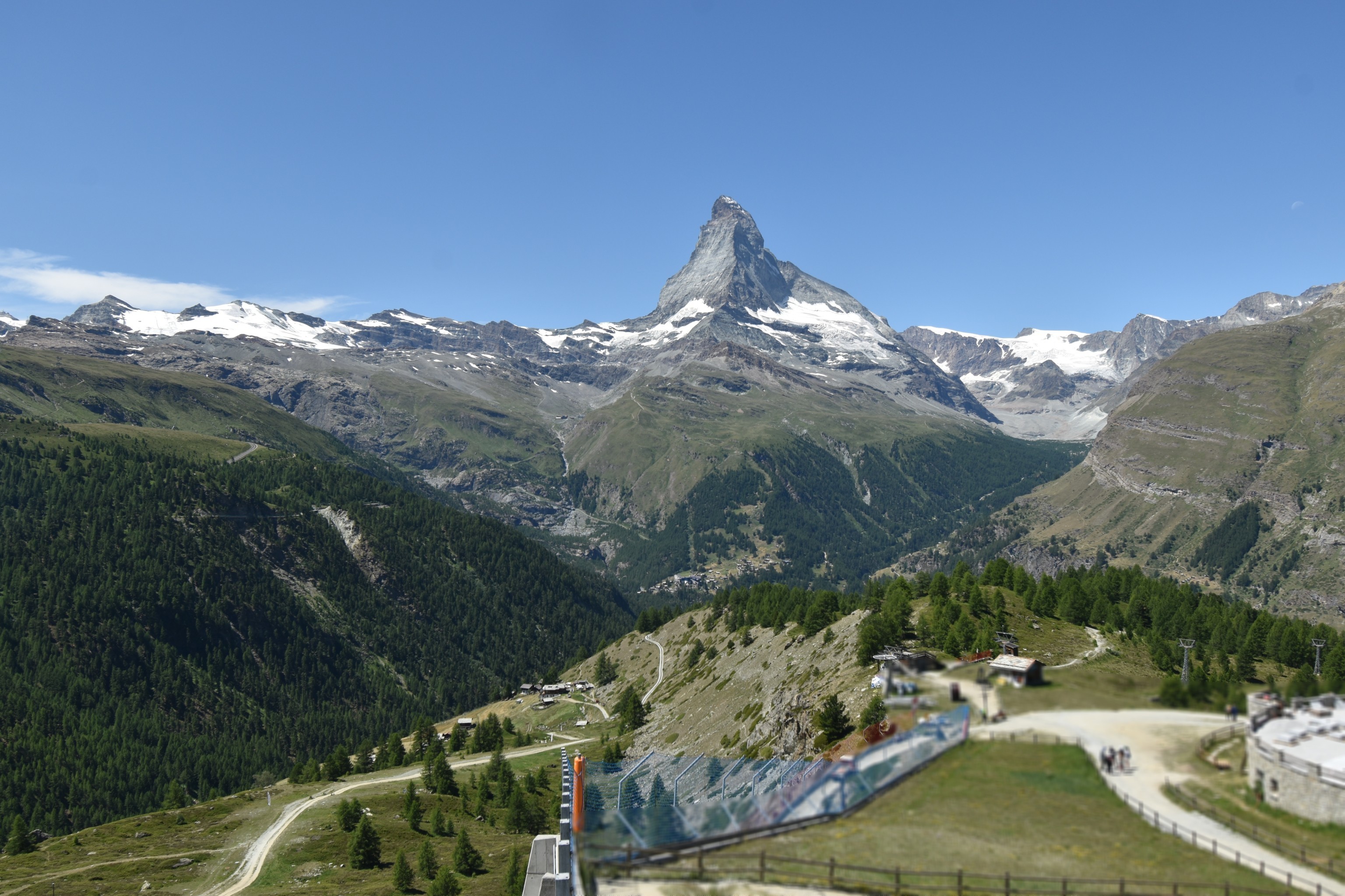 Archiv Foto Webcam Zermatt - Sunnega