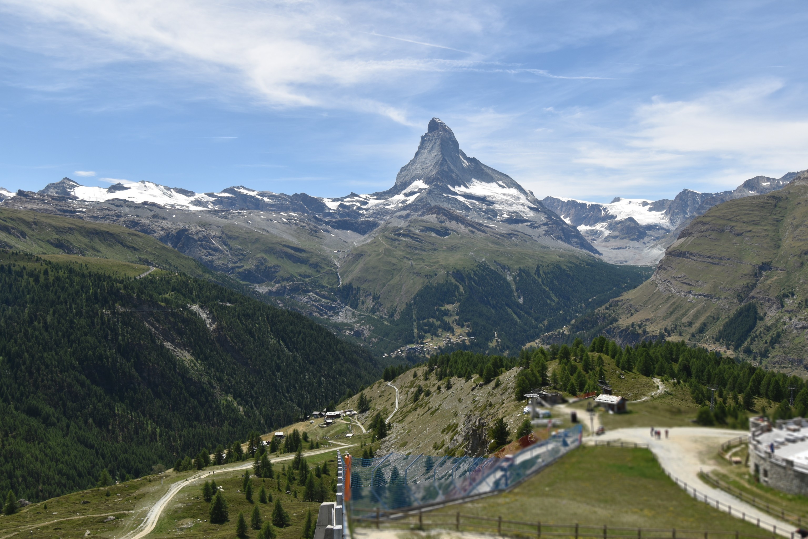 Archiv Foto Webcam Zermatt - Sunnega