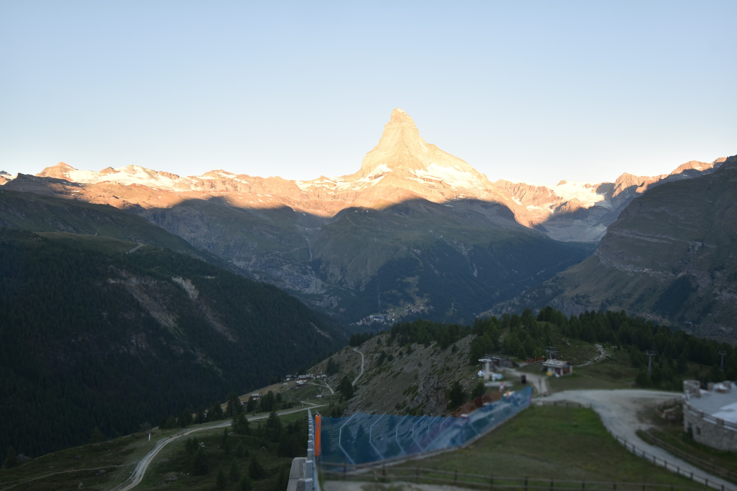 Archiv Foto Webcam Zermatt - Sunnega