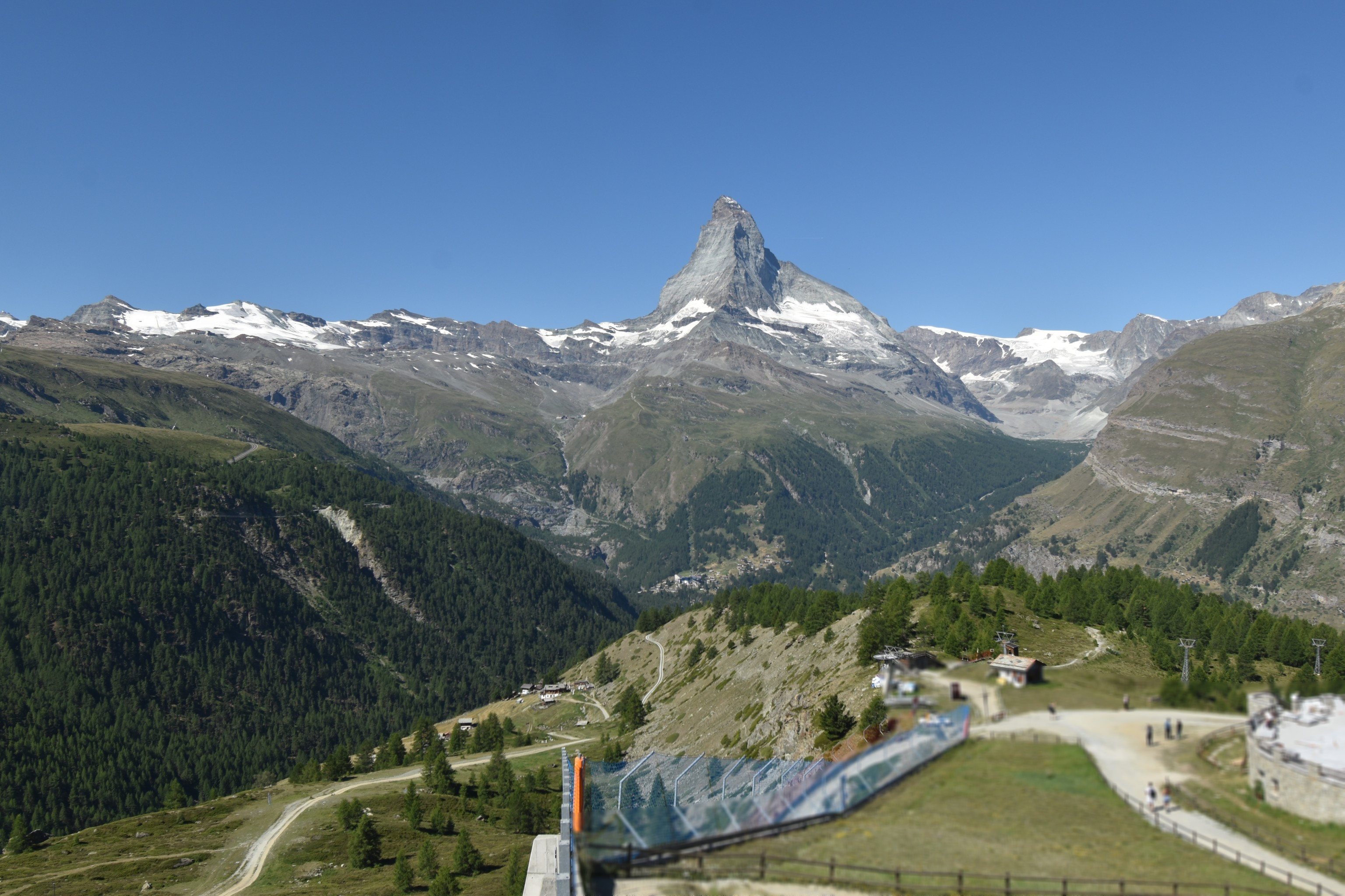 Archiv Foto Webcam Zermatt - Sunnega