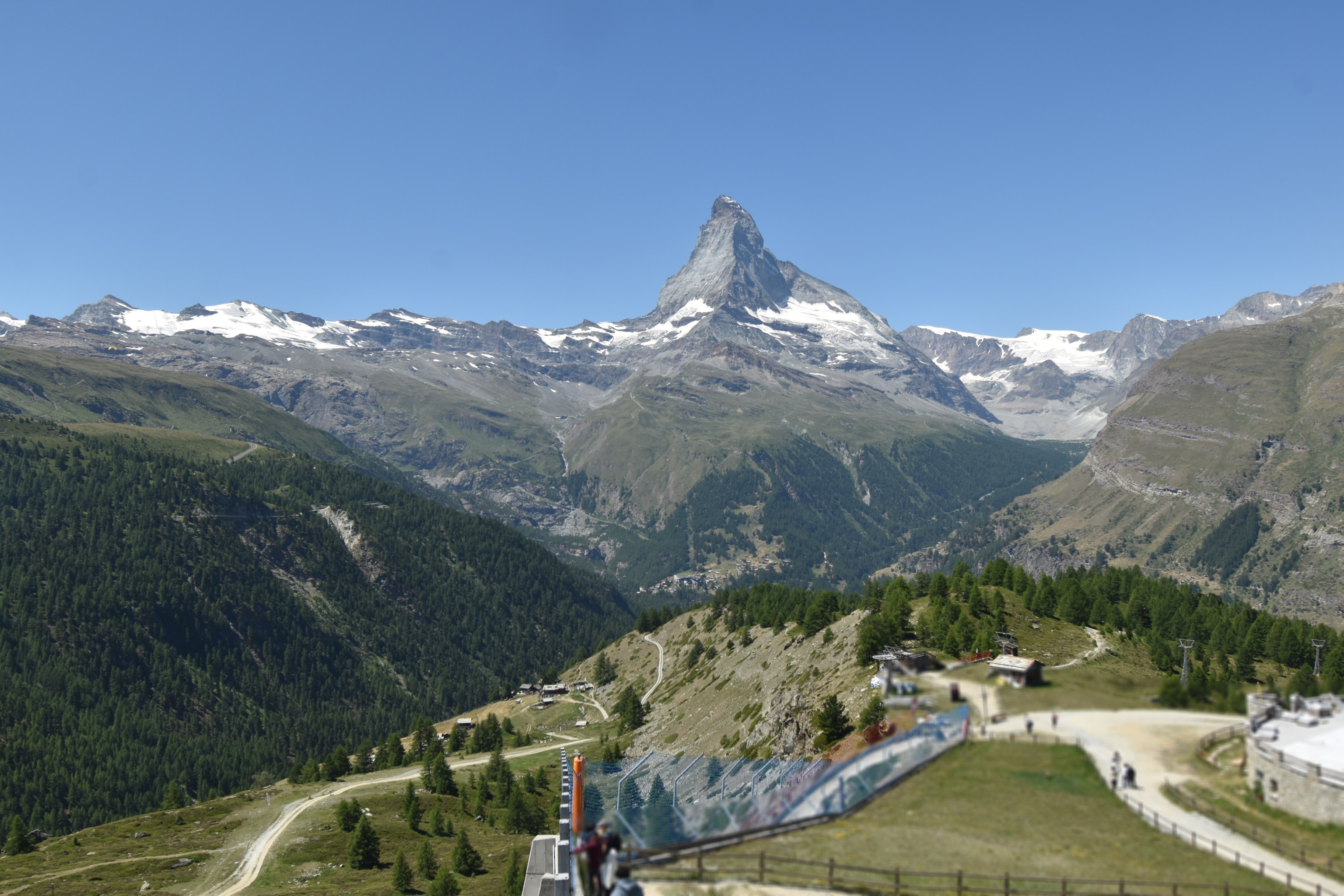 Archiv Foto Webcam Zermatt - Sunnega