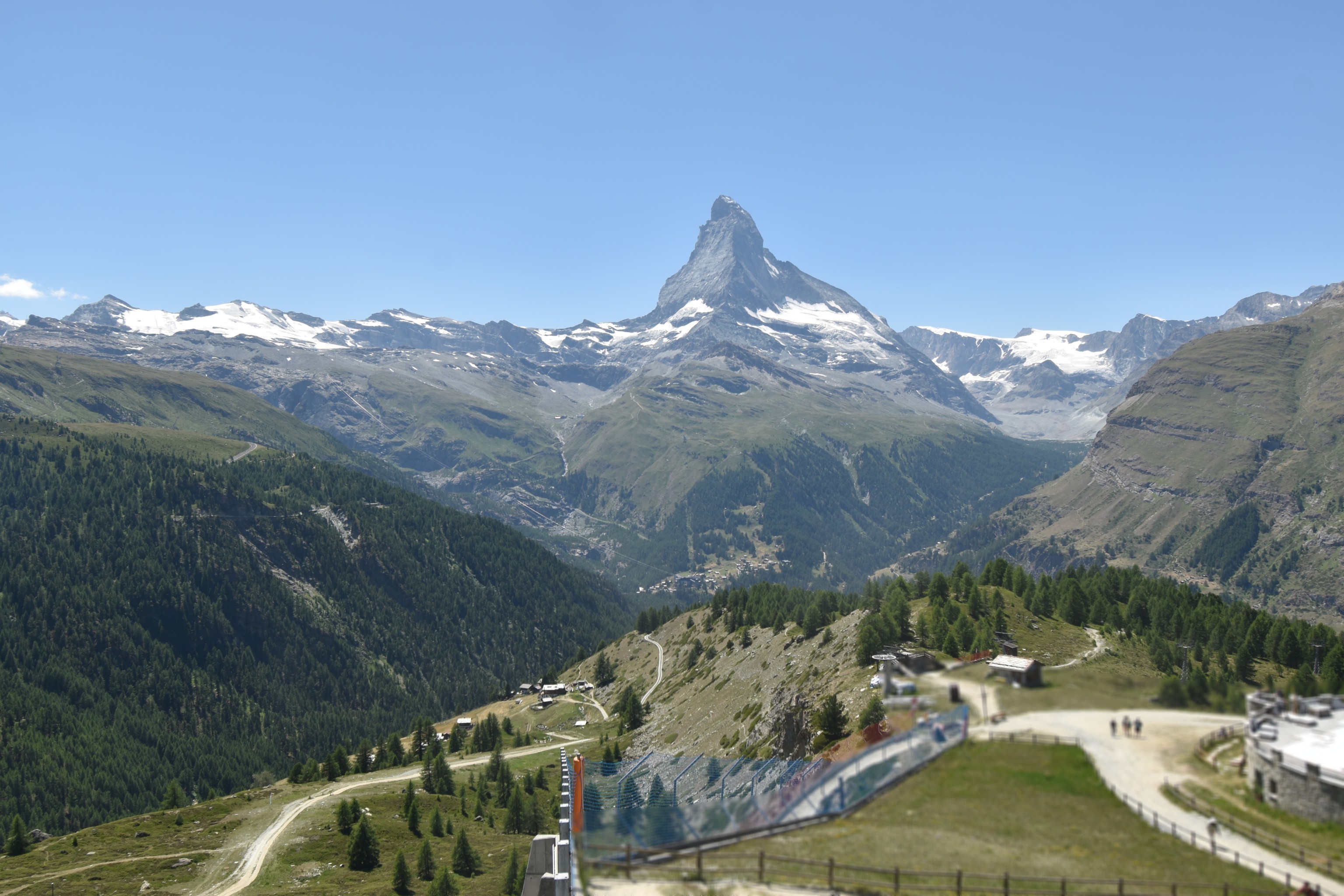 Archiv Foto Webcam Zermatt - Sunnega