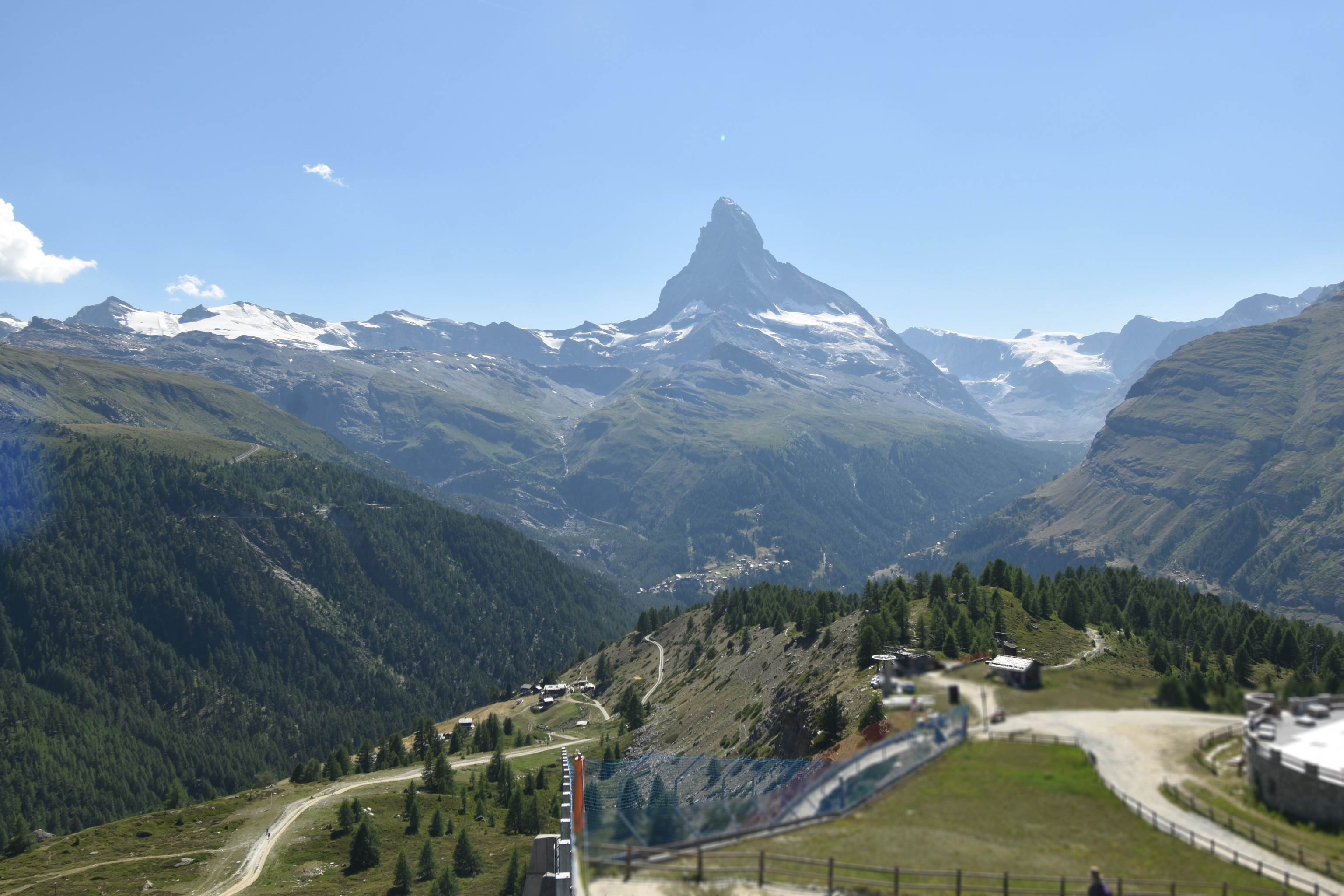 Archiv Foto Webcam Zermatt - Sunnega