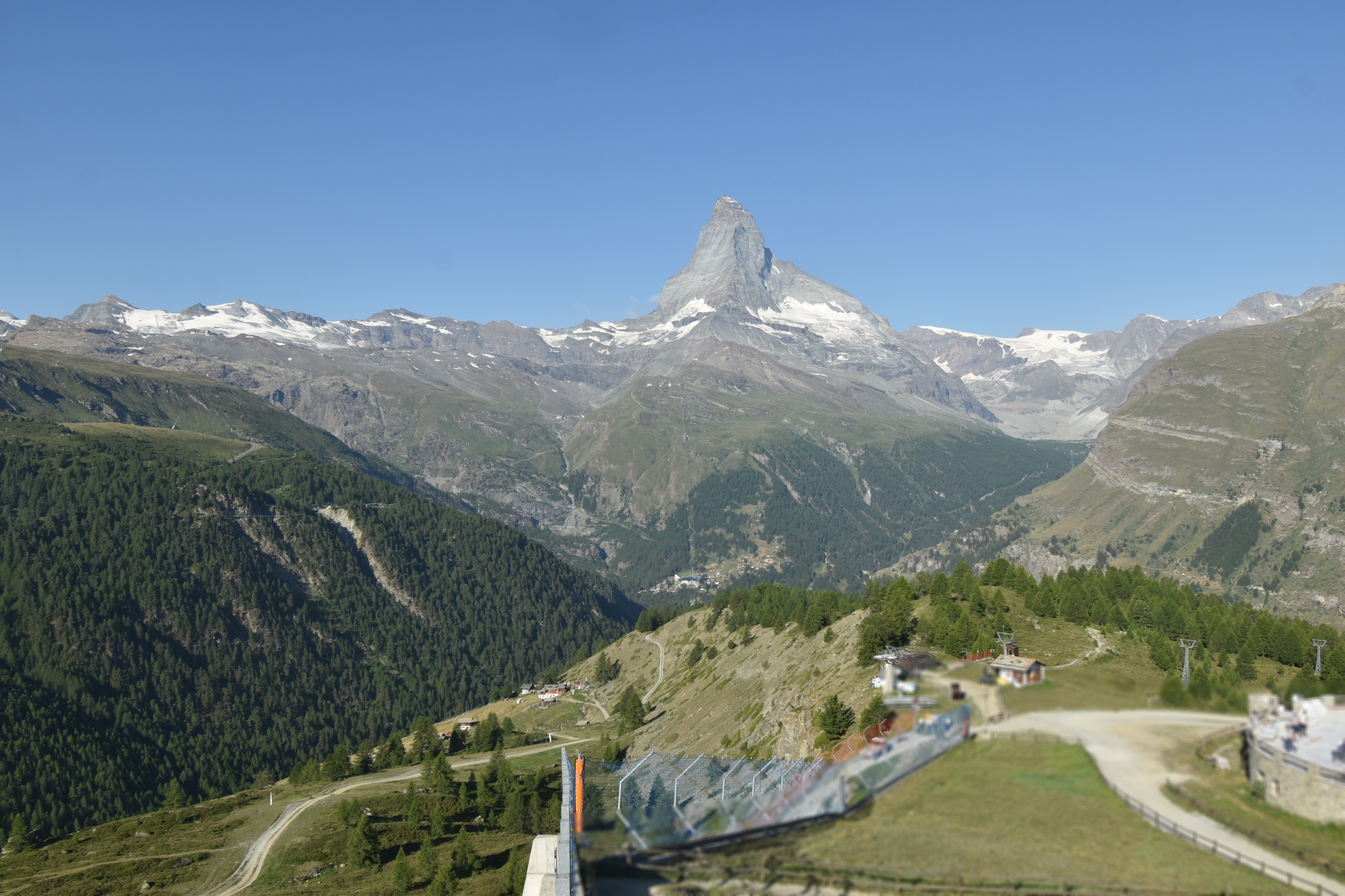 Archiv Foto Webcam Zermatt - Sunnega