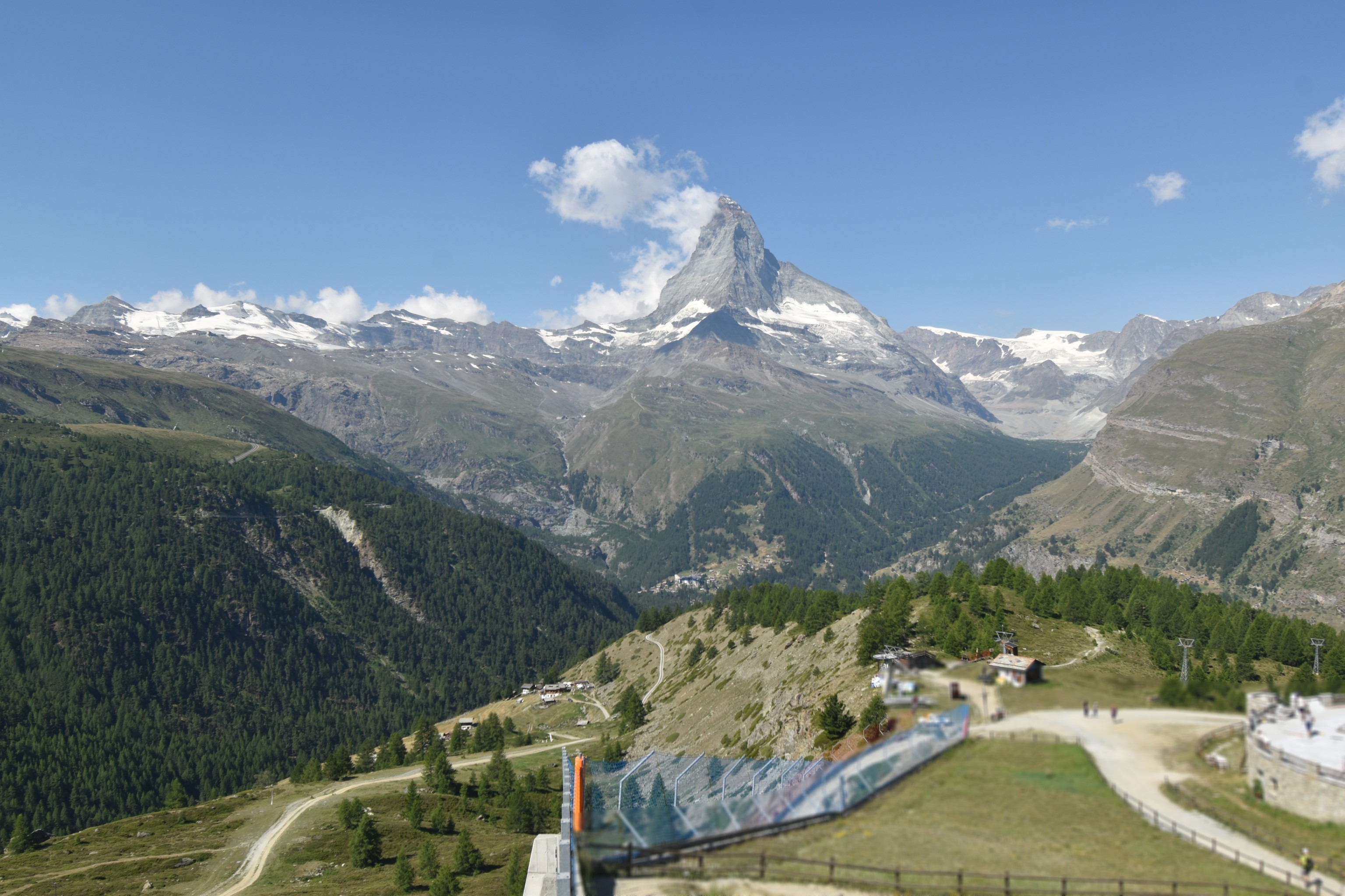 Archiv Foto Webcam Zermatt - Sunnega