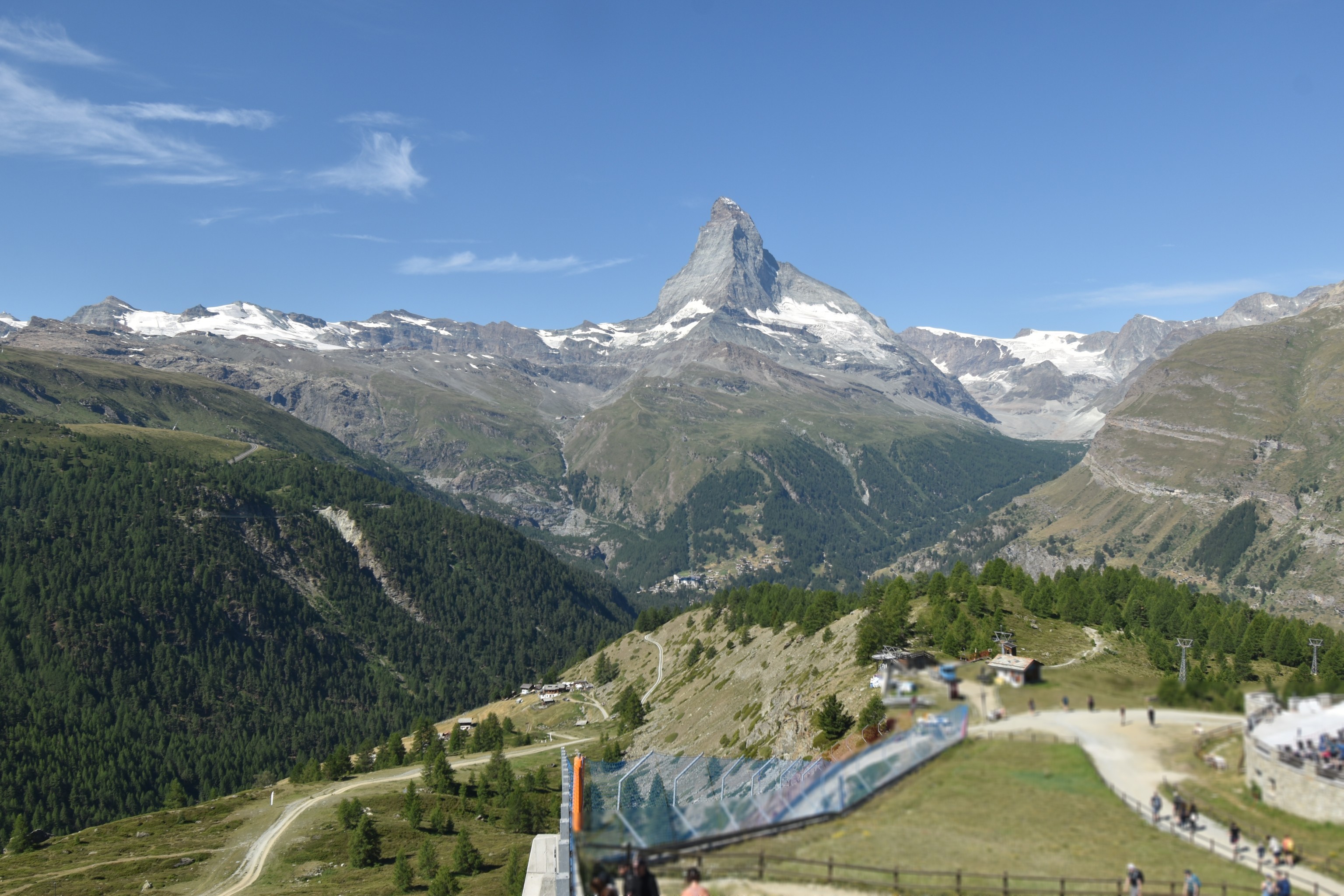 Archiv Foto Webcam Zermatt - Sunnega