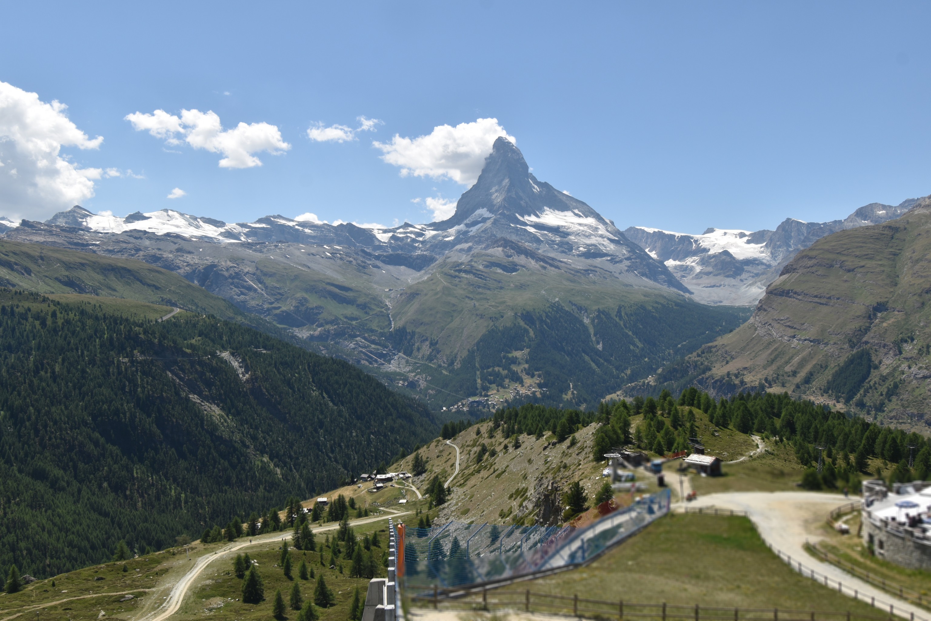 Archiv Foto Webcam Zermatt - Sunnega
