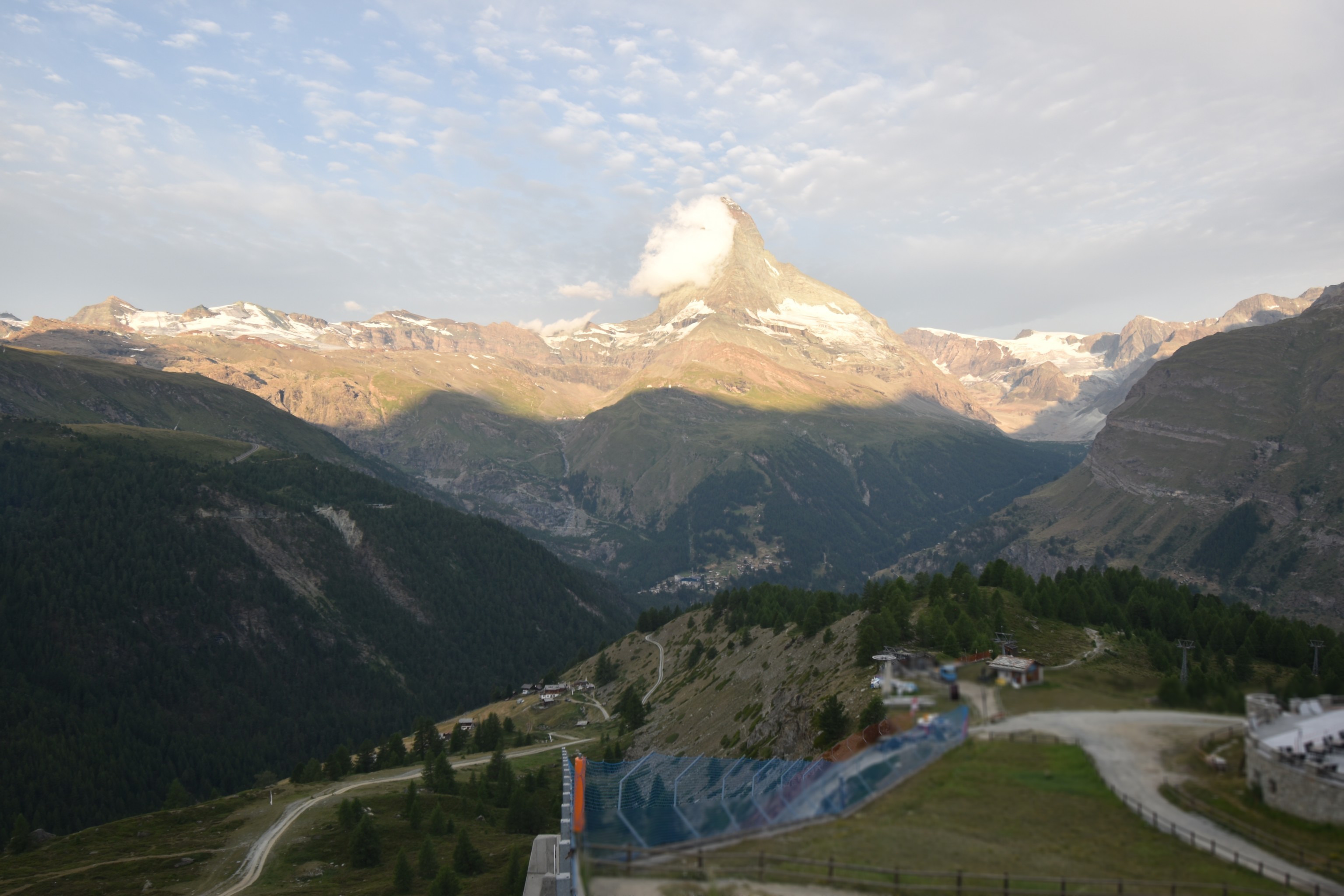 Archiv Foto Webcam Zermatt - Sunnega