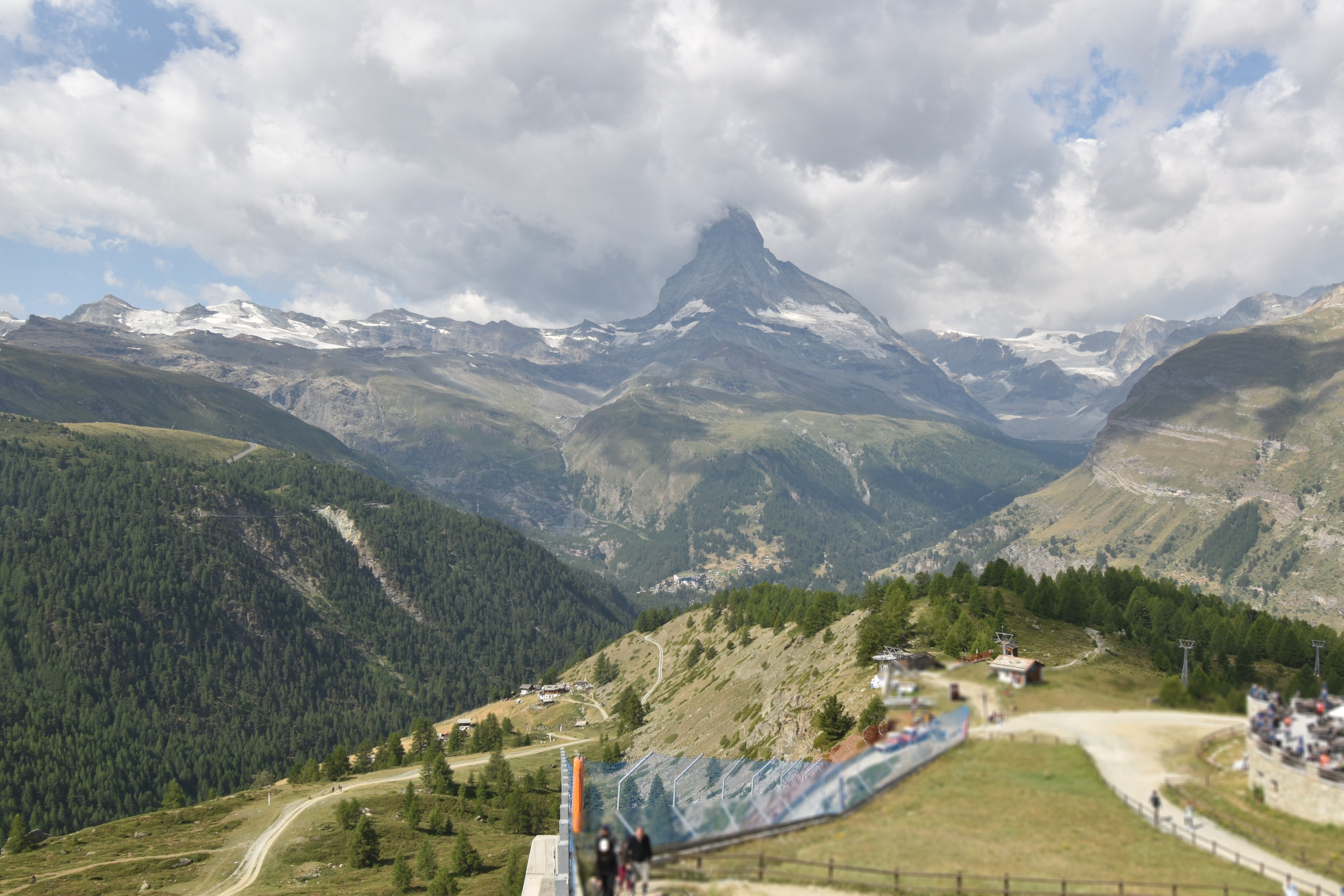 Archiv Foto Webcam Zermatt - Sunnega