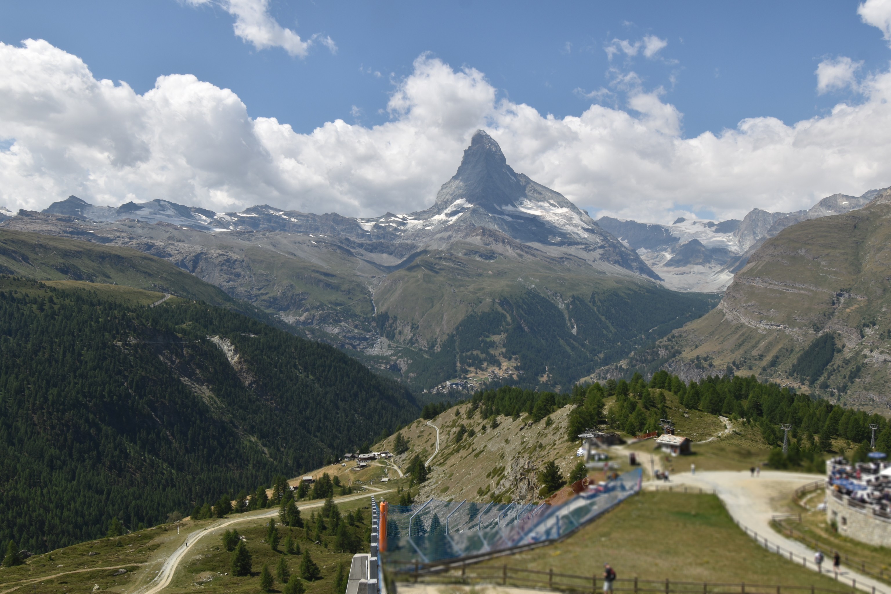 Archiv Foto Webcam Zermatt - Sunnega