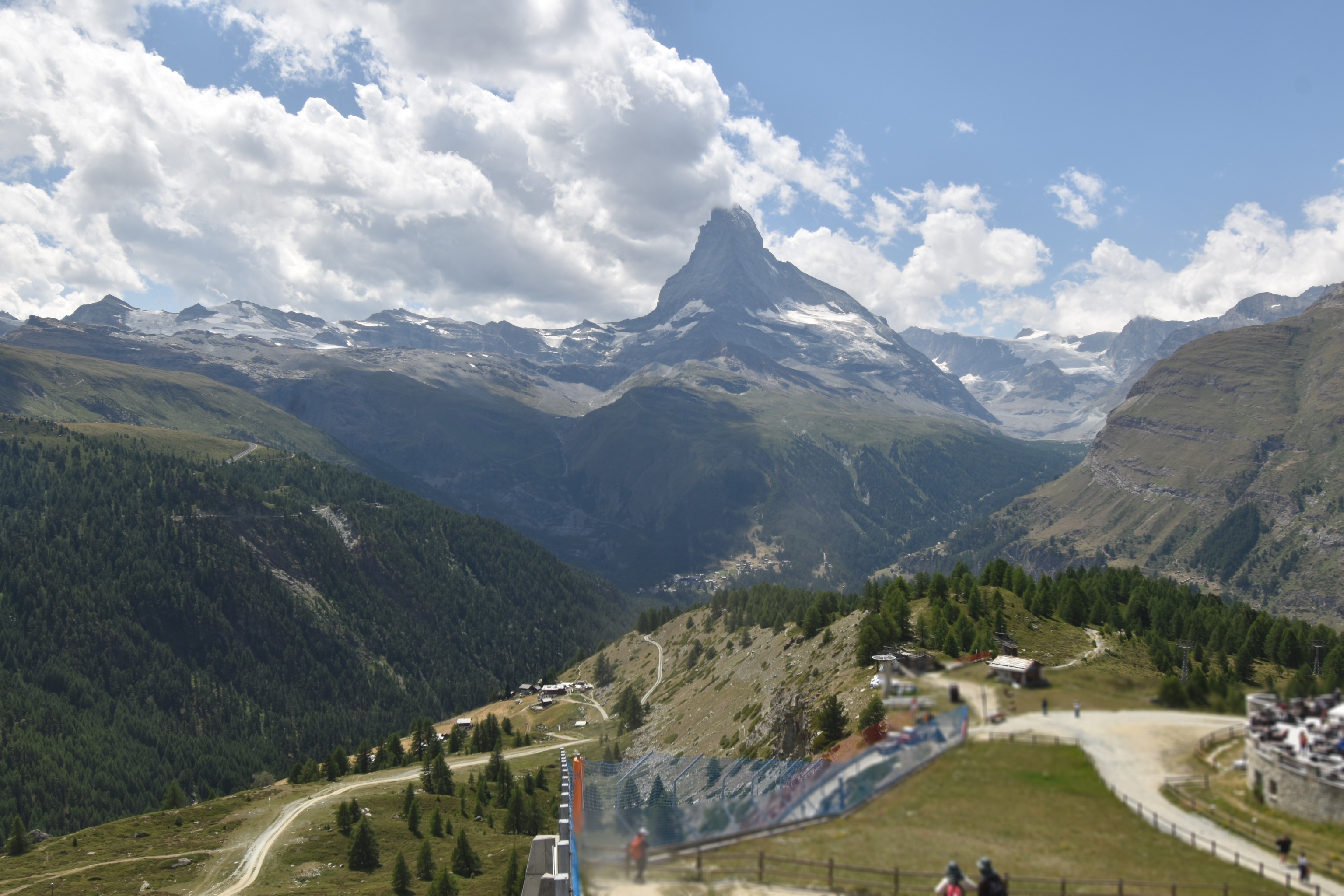 Archiv Foto Webcam Zermatt - Sunnega