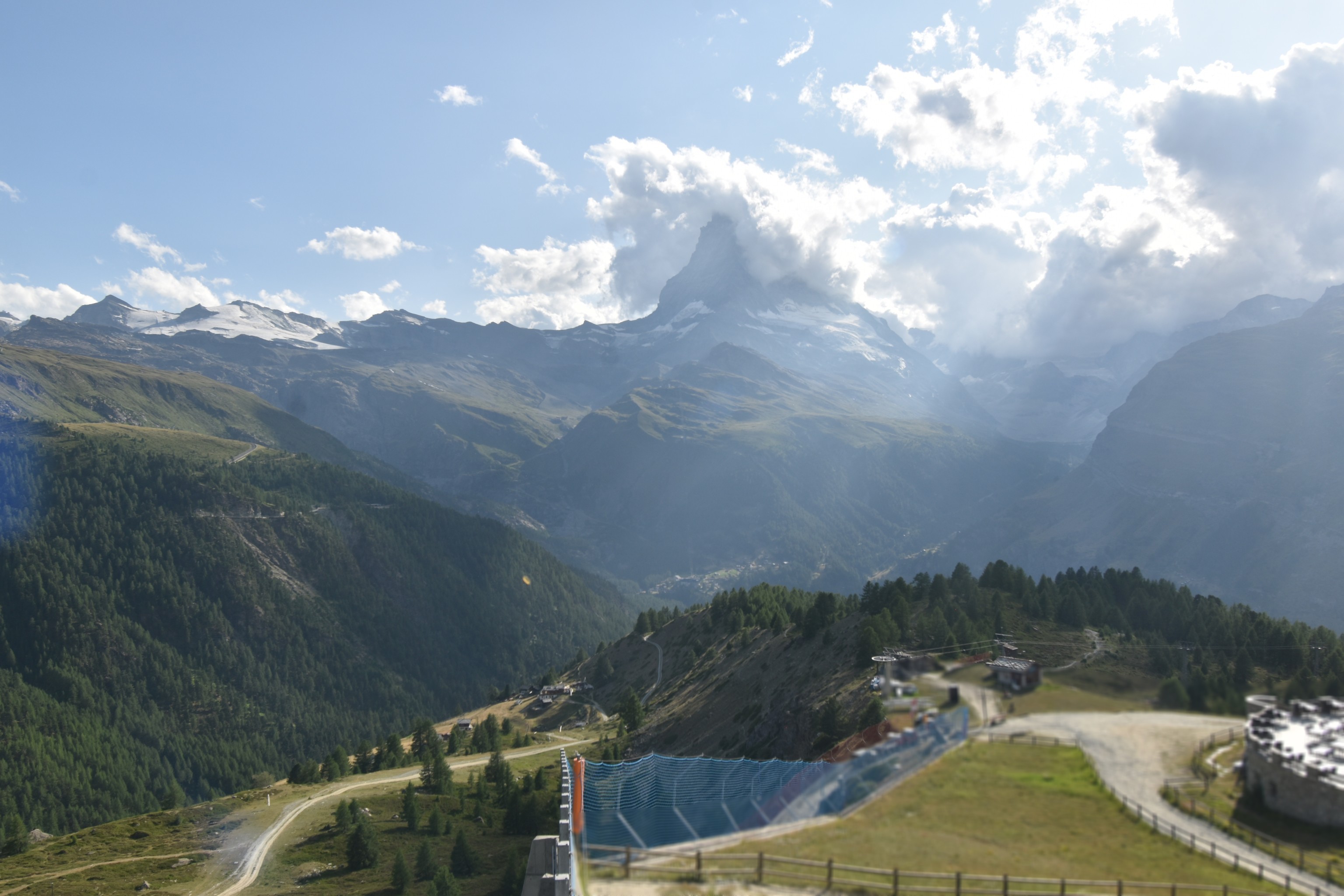 Archiv Foto Webcam Zermatt - Sunnega