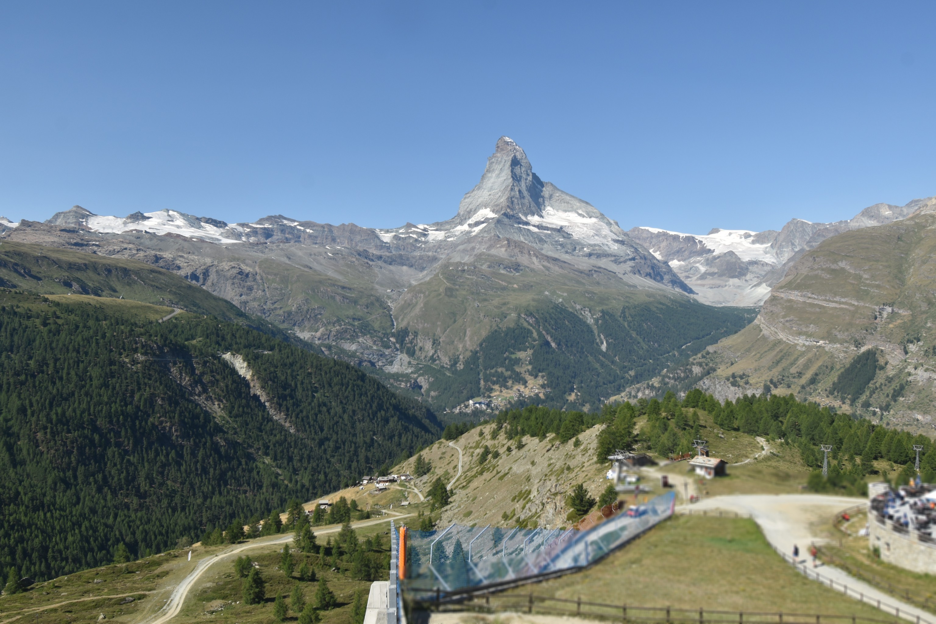 Archiv Foto Webcam Zermatt - Sunnega