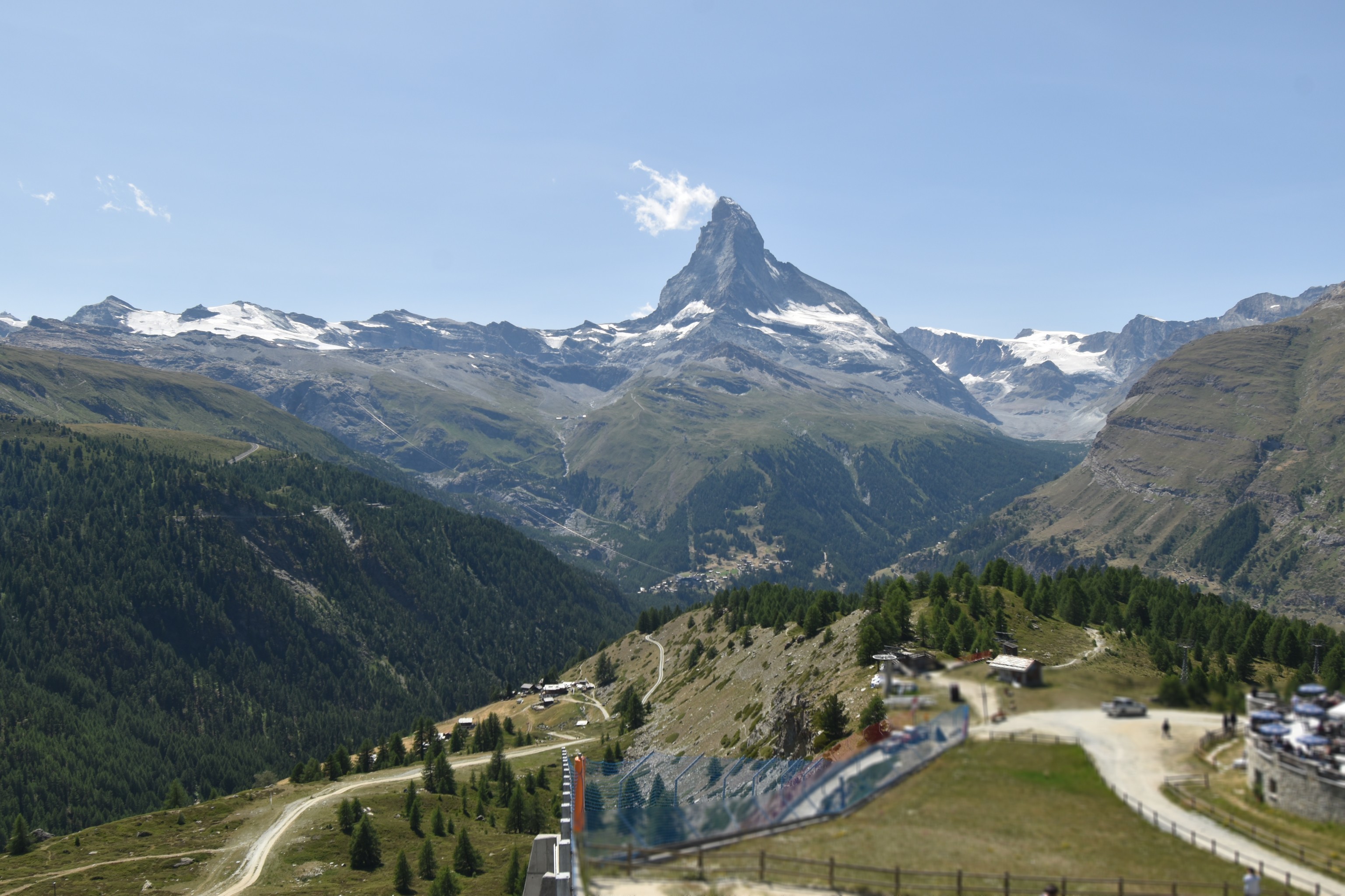 Archiv Foto Webcam Zermatt - Sunnega