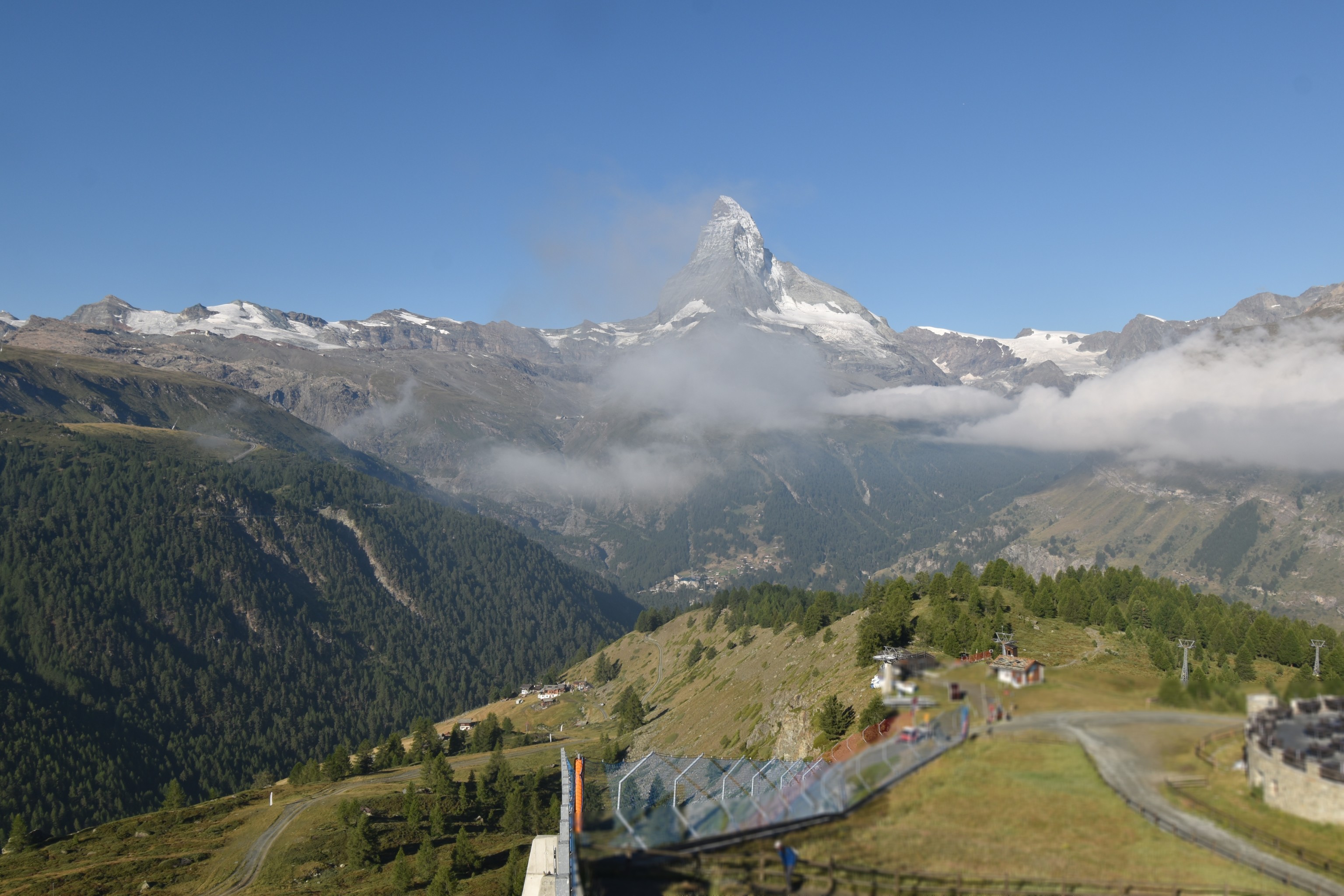 Archiv Foto Webcam Zermatt - Sunnega
