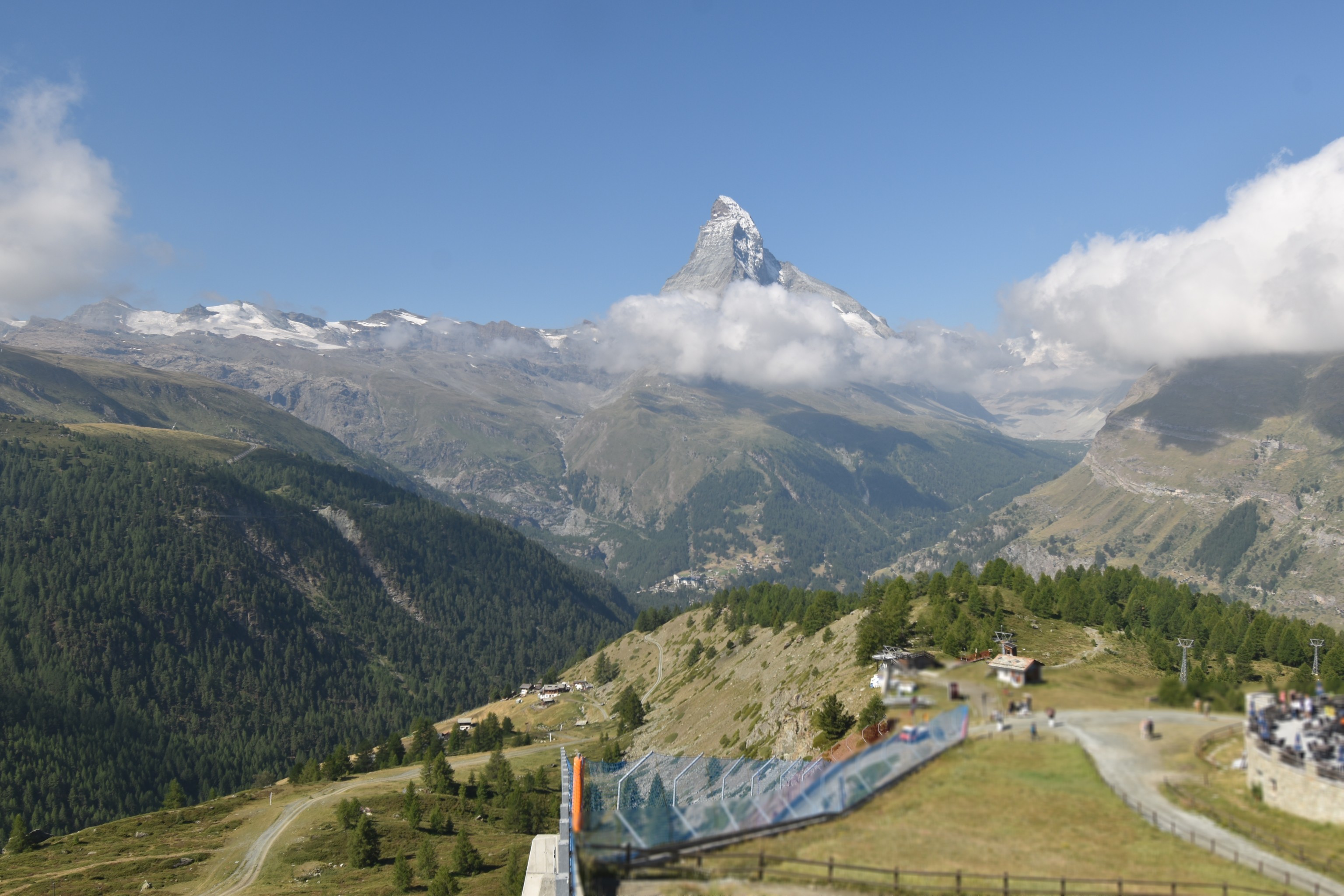 Archiv Foto Webcam Zermatt - Sunnega