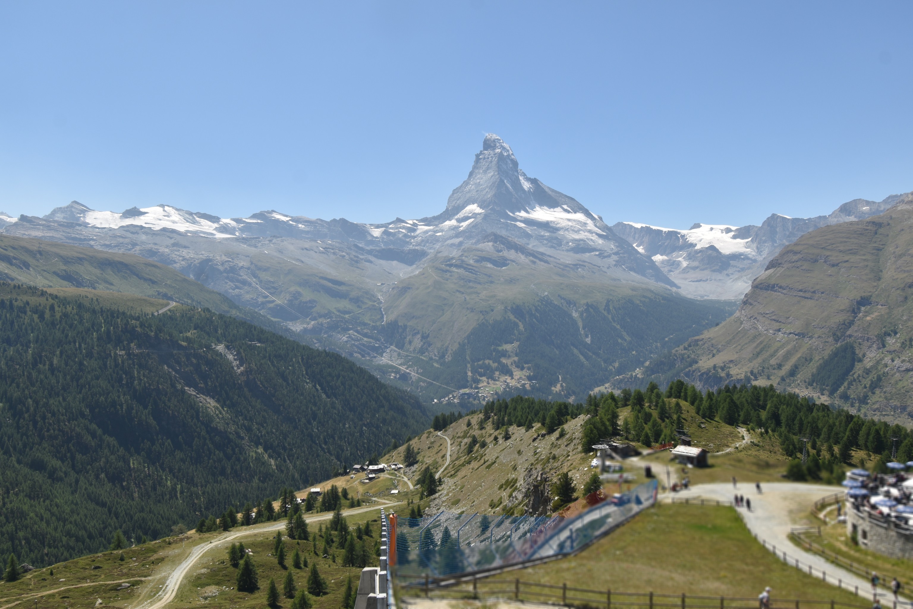 Archiv Foto Webcam Zermatt - Sunnega