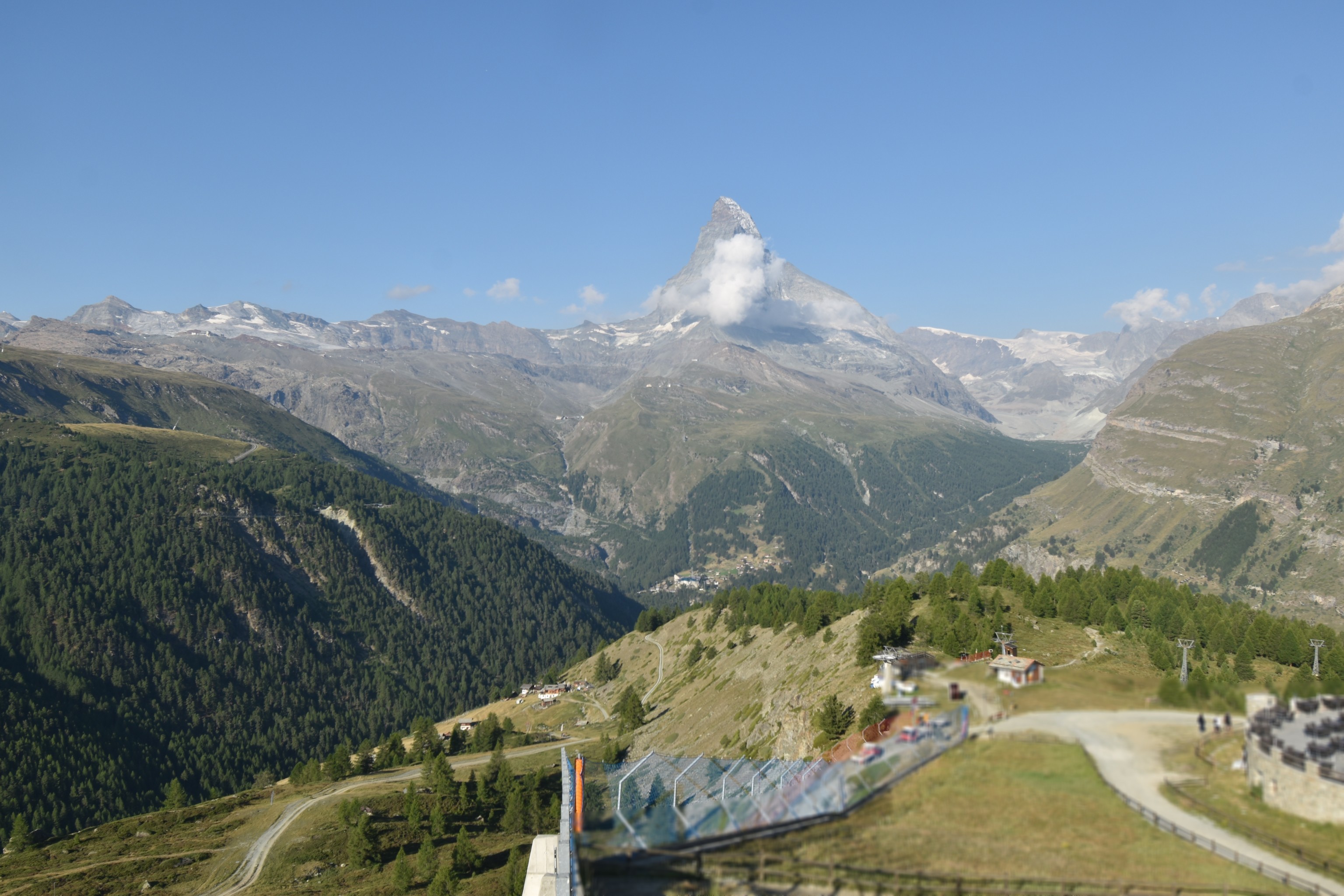 Archiv Foto Webcam Zermatt - Sunnega