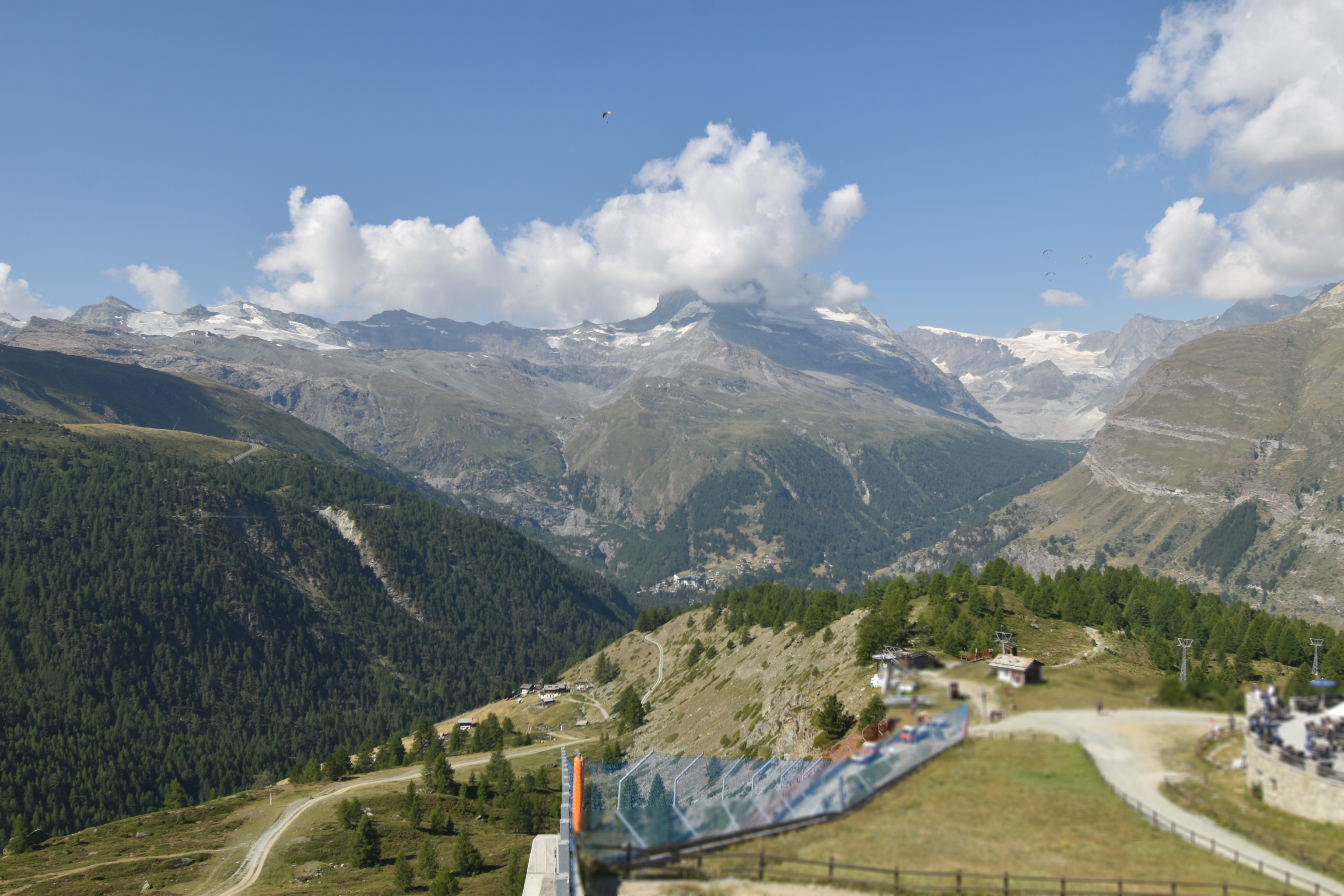 Archiv Foto Webcam Zermatt - Sunnega