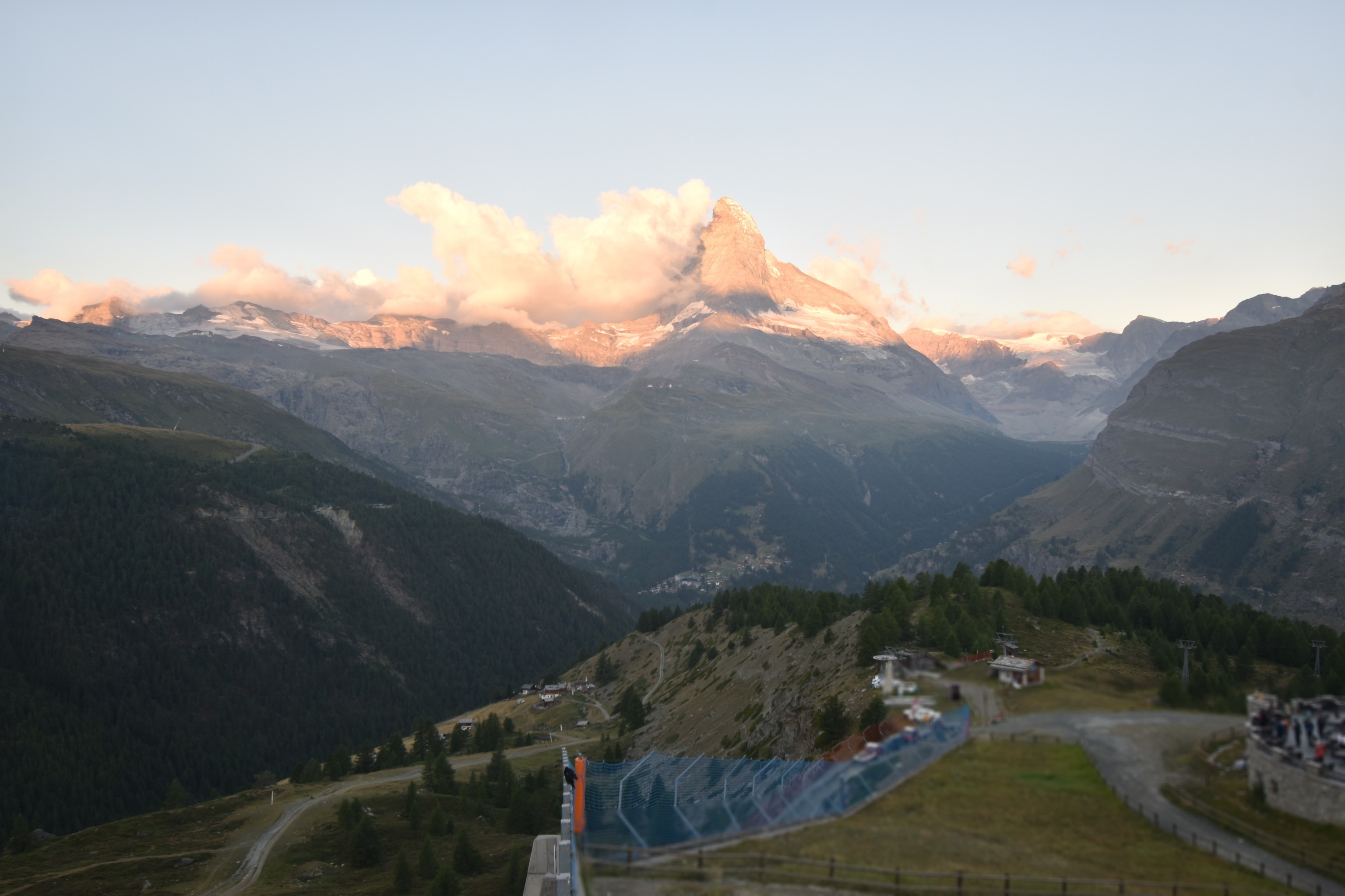 Archiv Foto Webcam Zermatt - Sunnega