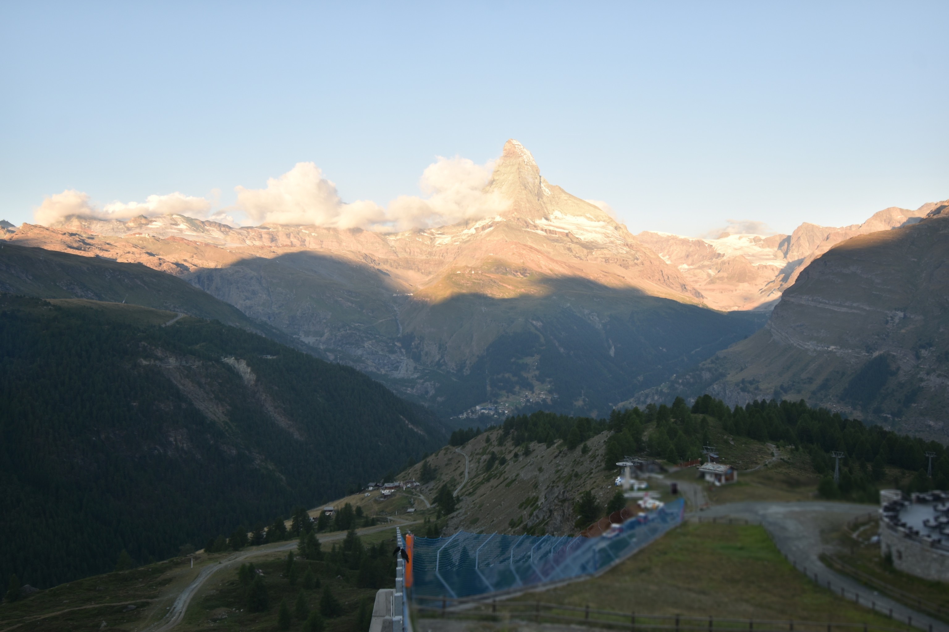 Archiv Foto Webcam Zermatt - Sunnega