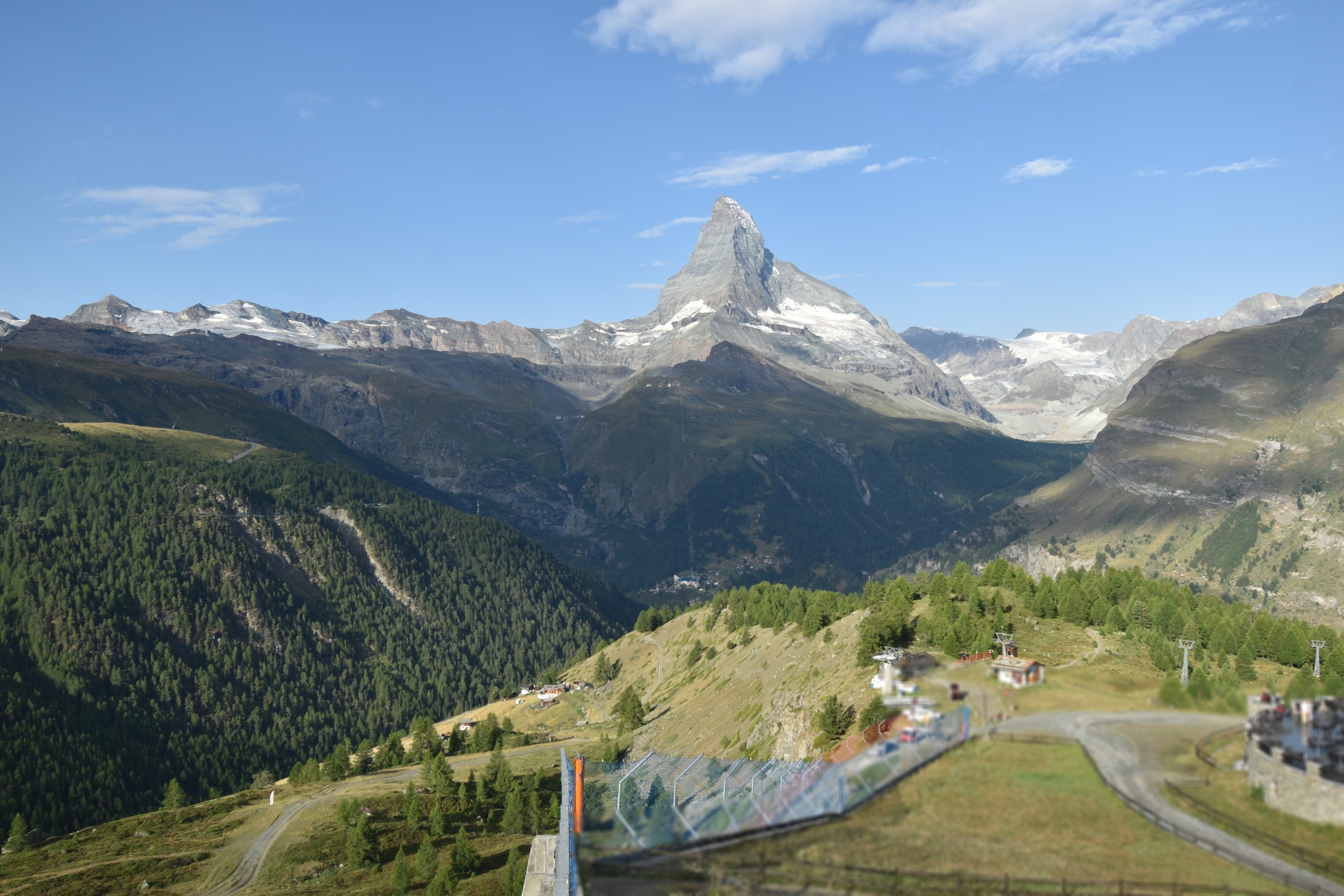 Archiv Foto Webcam Zermatt - Sunnega