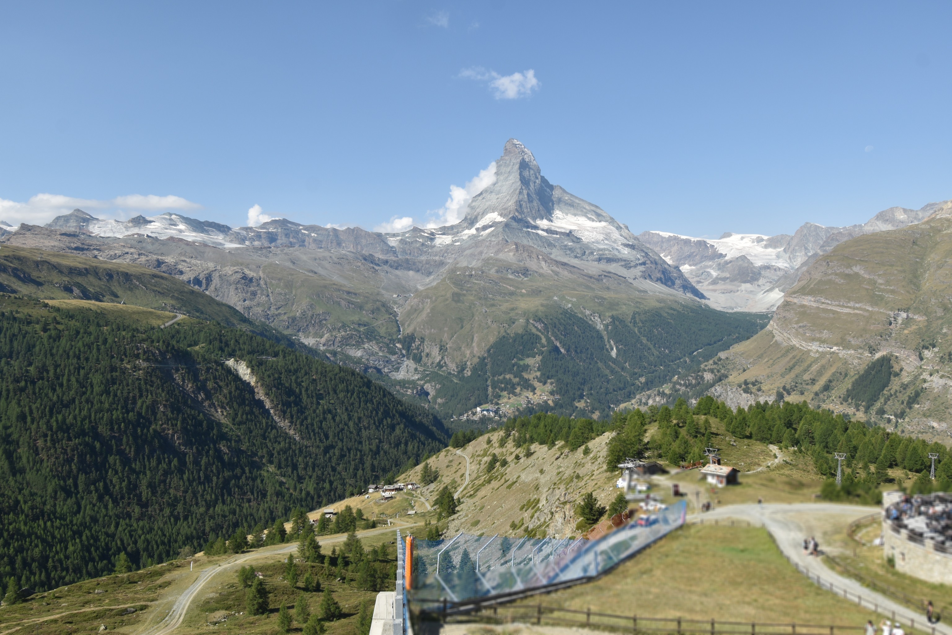 Archiv Foto Webcam Zermatt - Sunnega