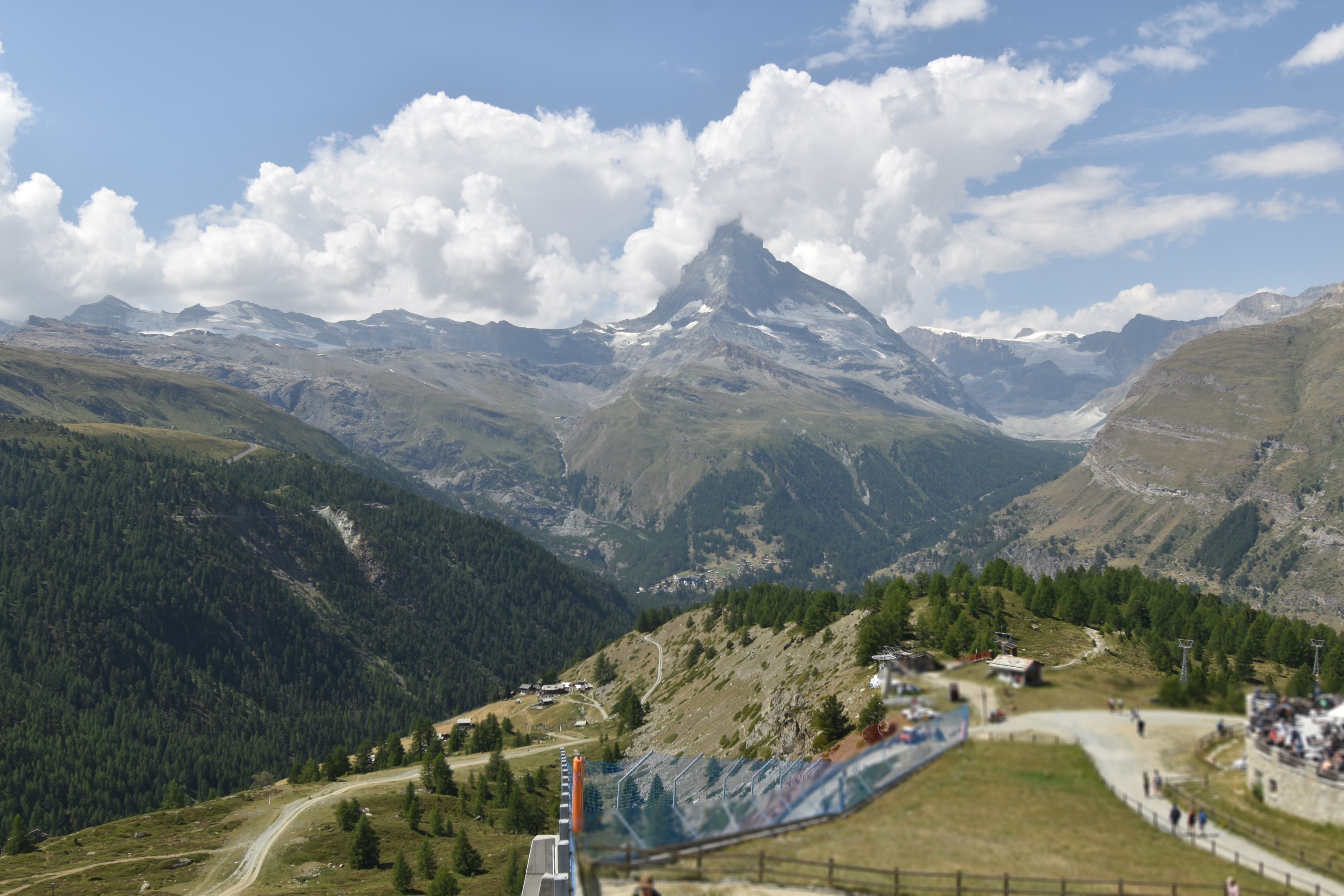 Archiv Foto Webcam Zermatt - Sunnega