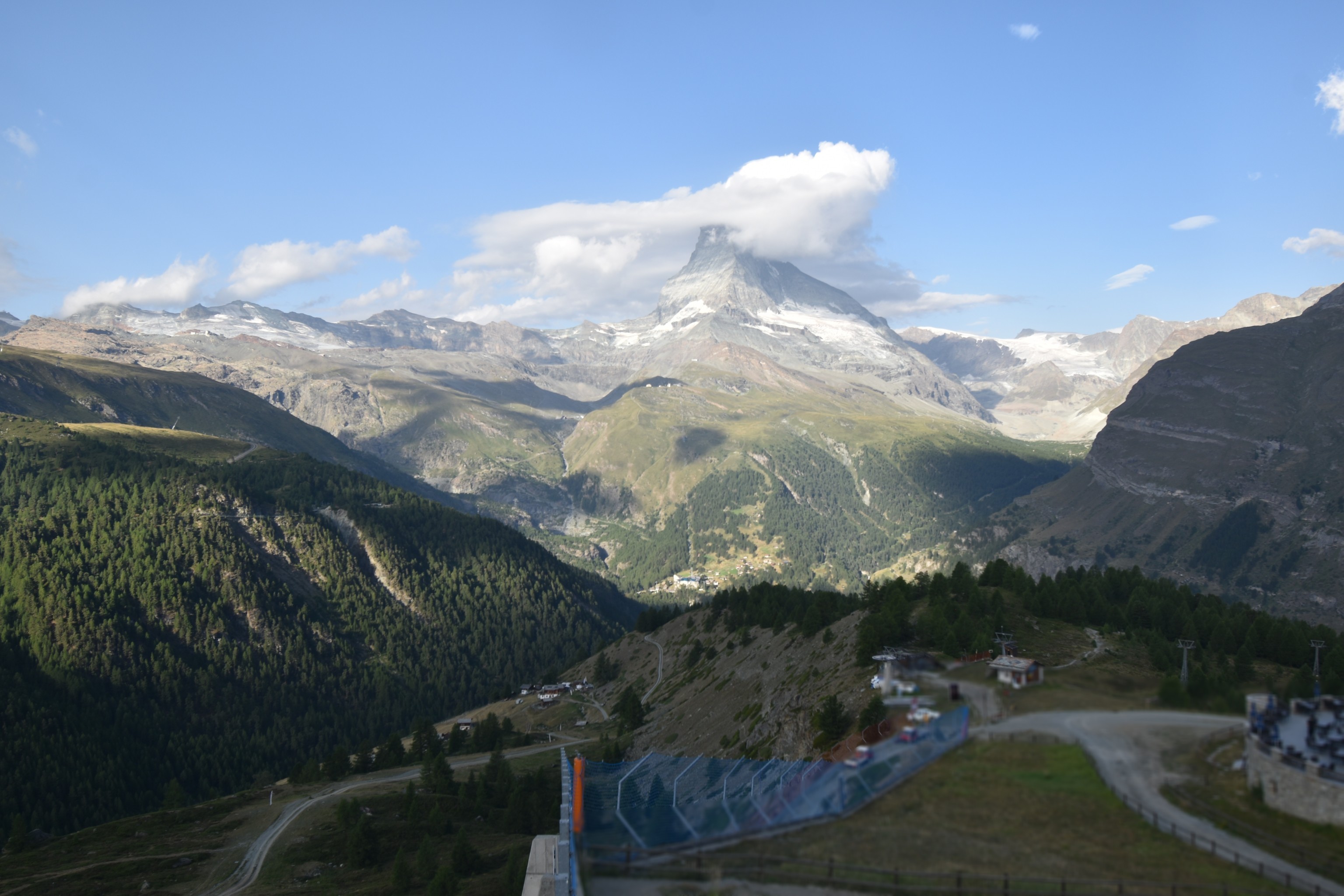 Archiv Foto Webcam Zermatt - Sunnega