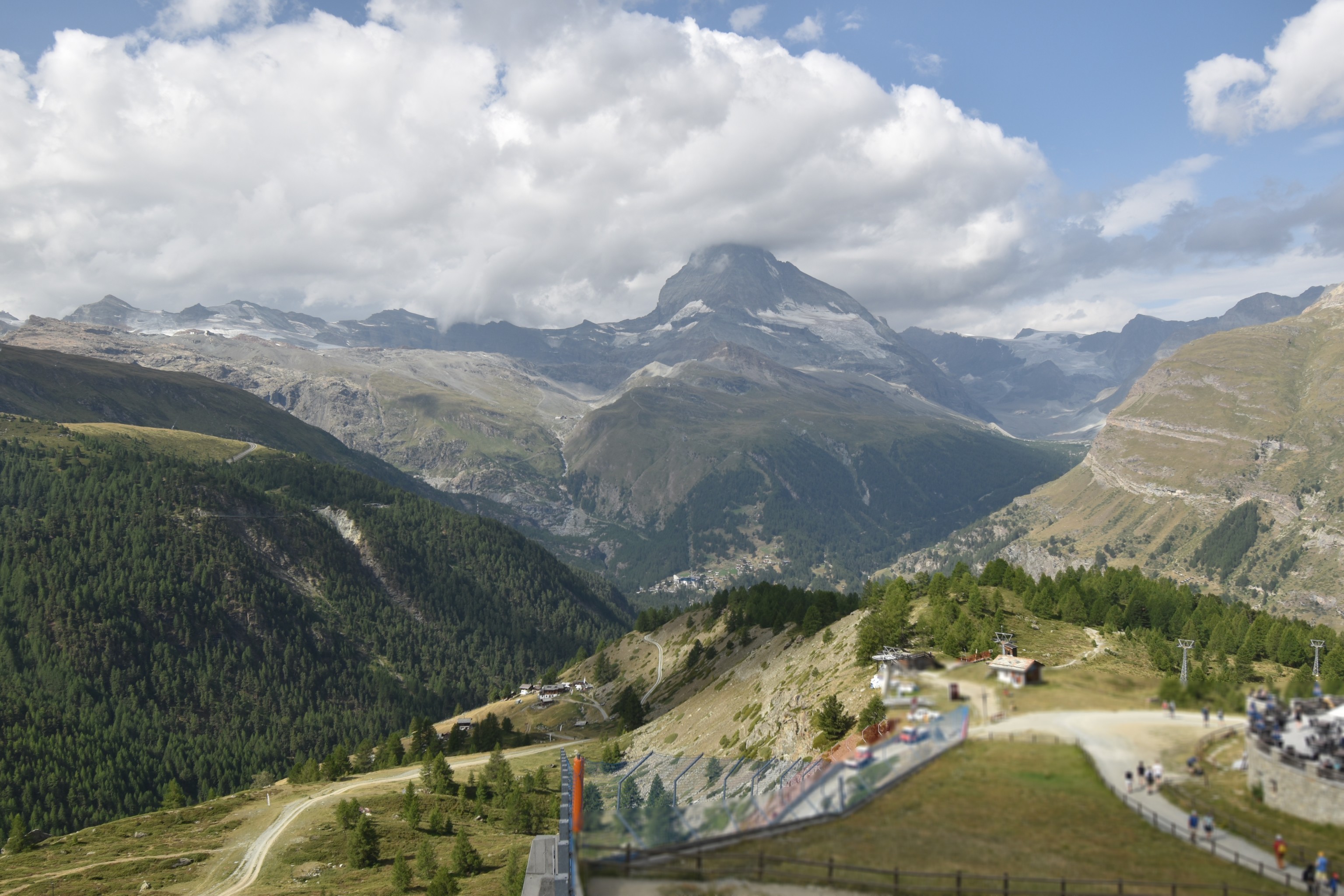 Archiv Foto Webcam Zermatt - Sunnega