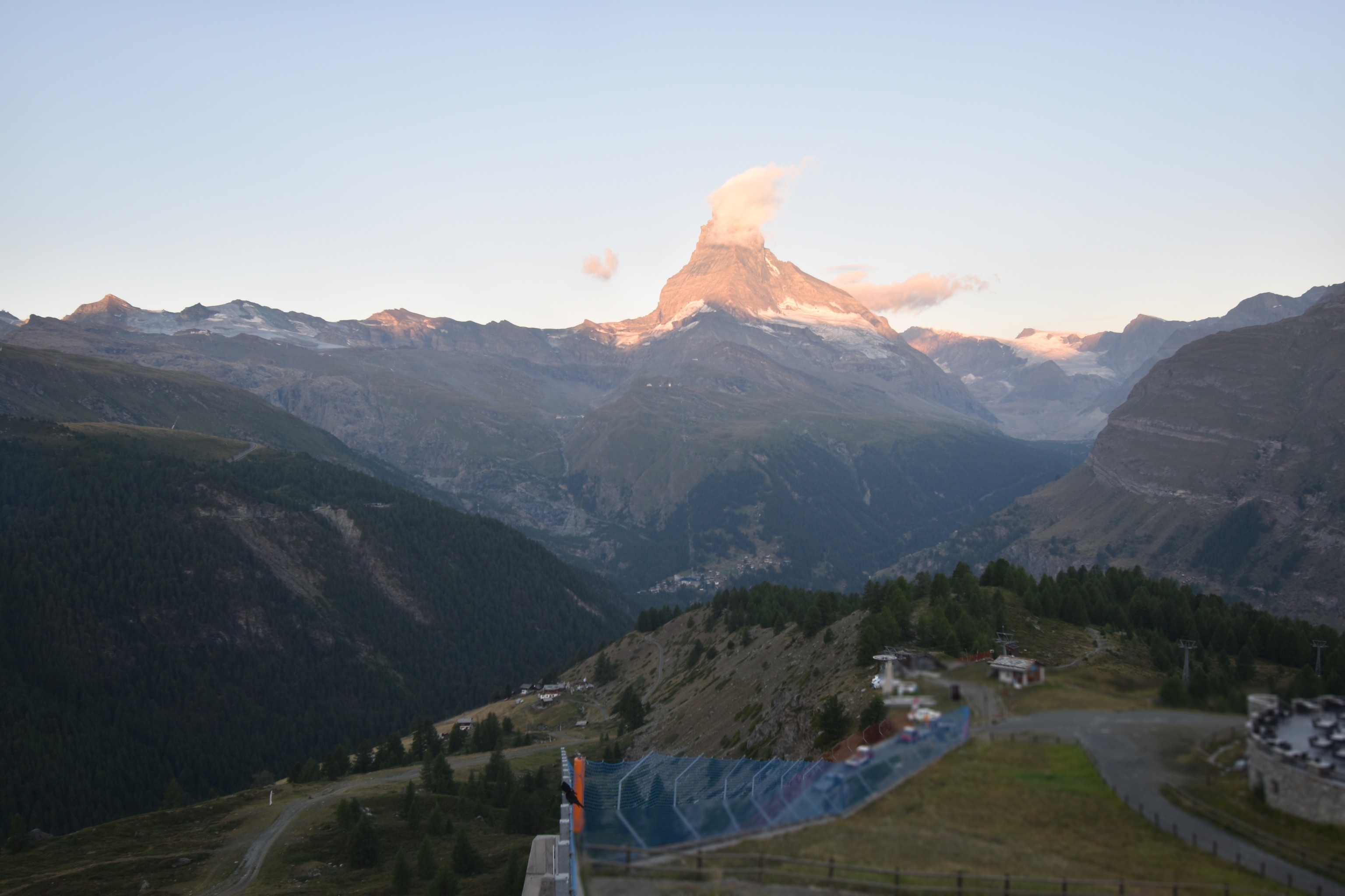 Archiv Foto Webcam Zermatt - Sunnega